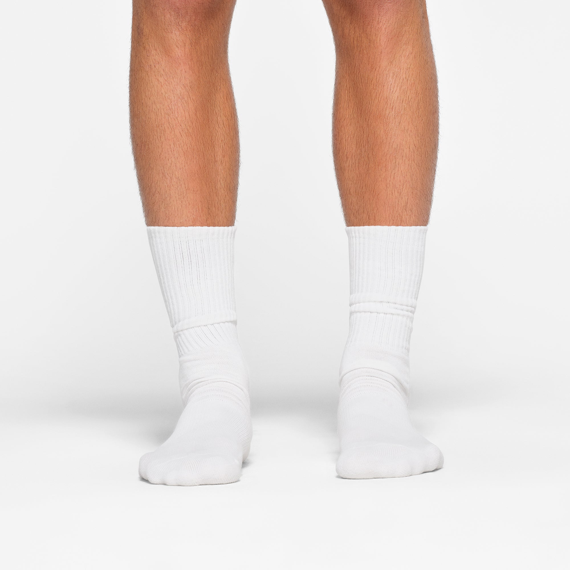 SKIMS MENS TUBE CREW SOCK 3-PACK | CHALK - Mind Türkiye