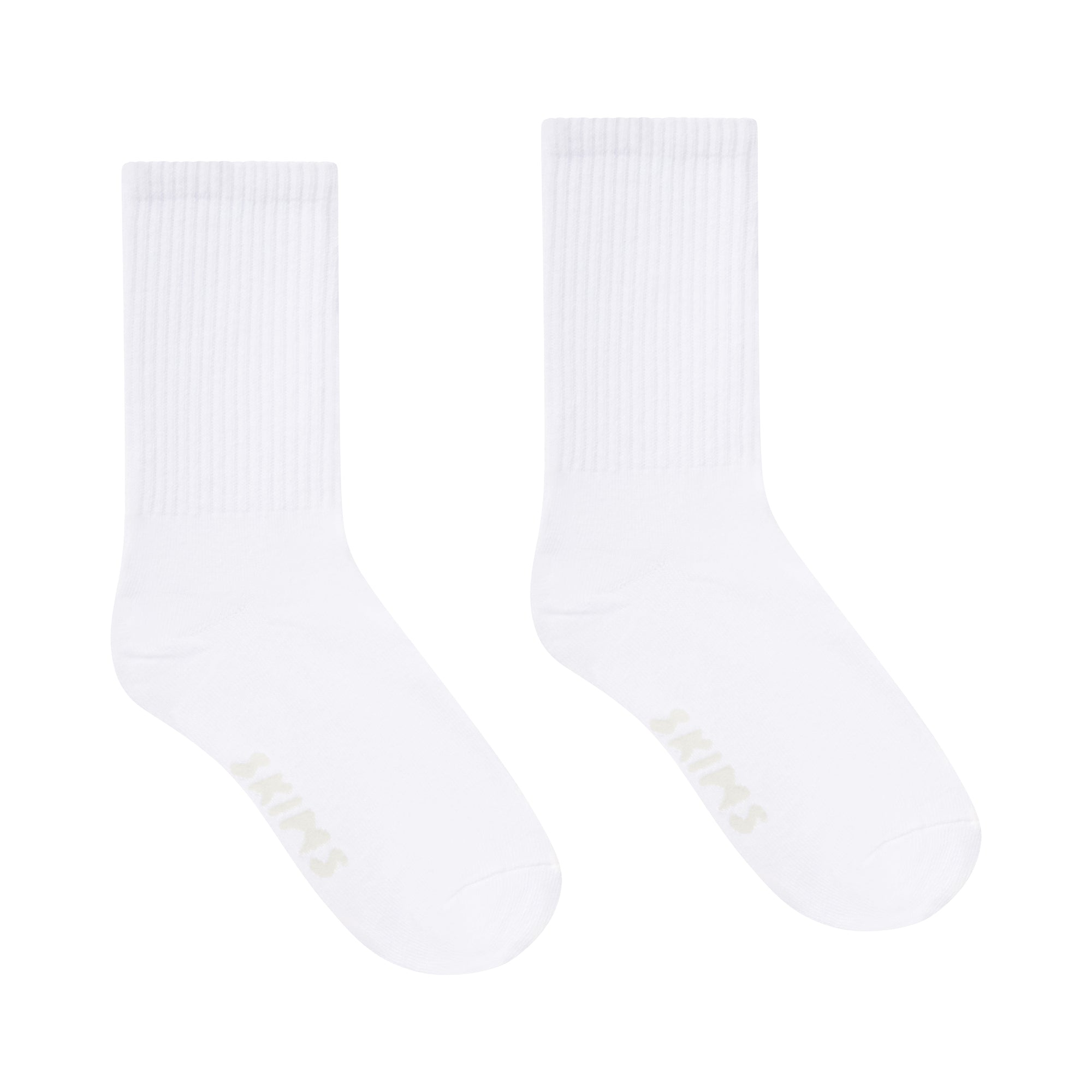 SKIMS RIBBED CREW SOCK | SNOW - Mind Türkiye
