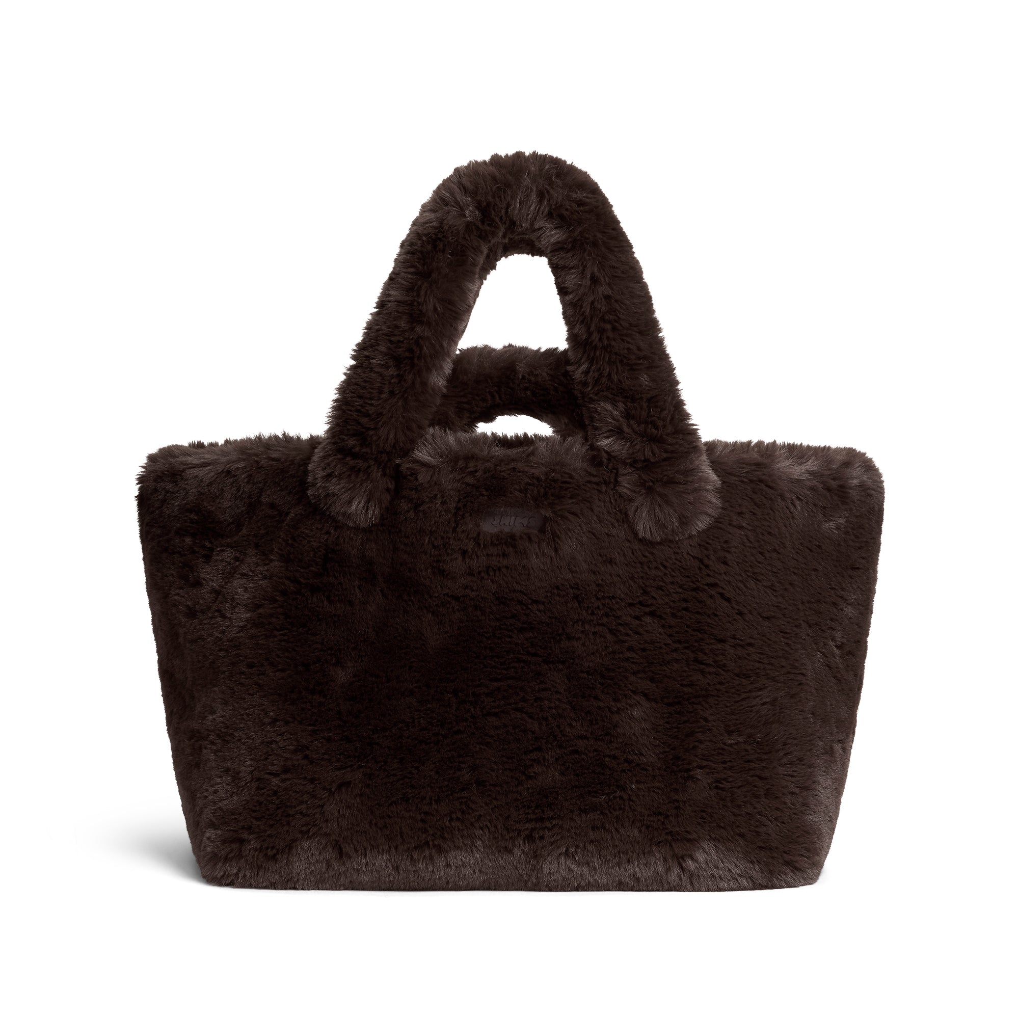 SKIMS FAUX FUR JUMBO TOTE | ESPRESSO - Mind Türkiye