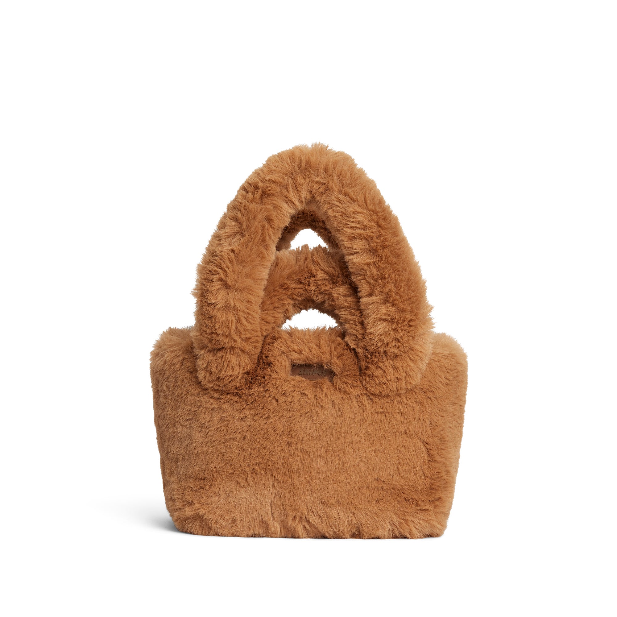 SKIMS FAUX FUR MINI TOTE | CAMEL - Mind Türkiye