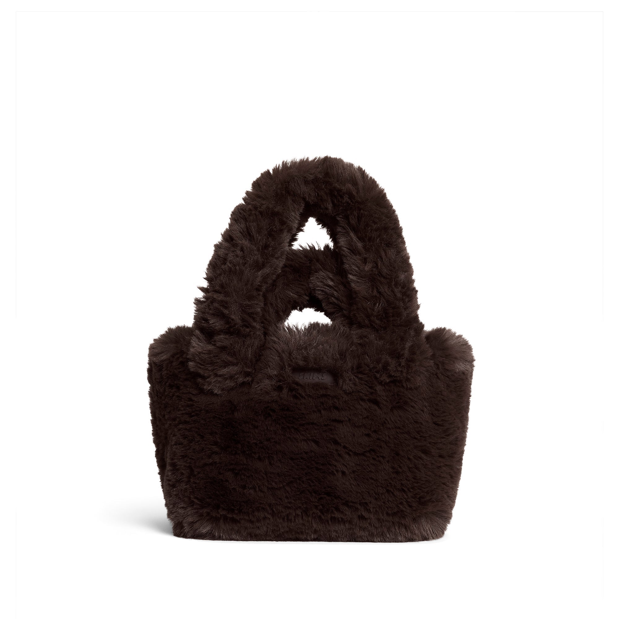 SKIMS FAUX FUR MINI TOTE | ESPRESSO - Mind Türkiye