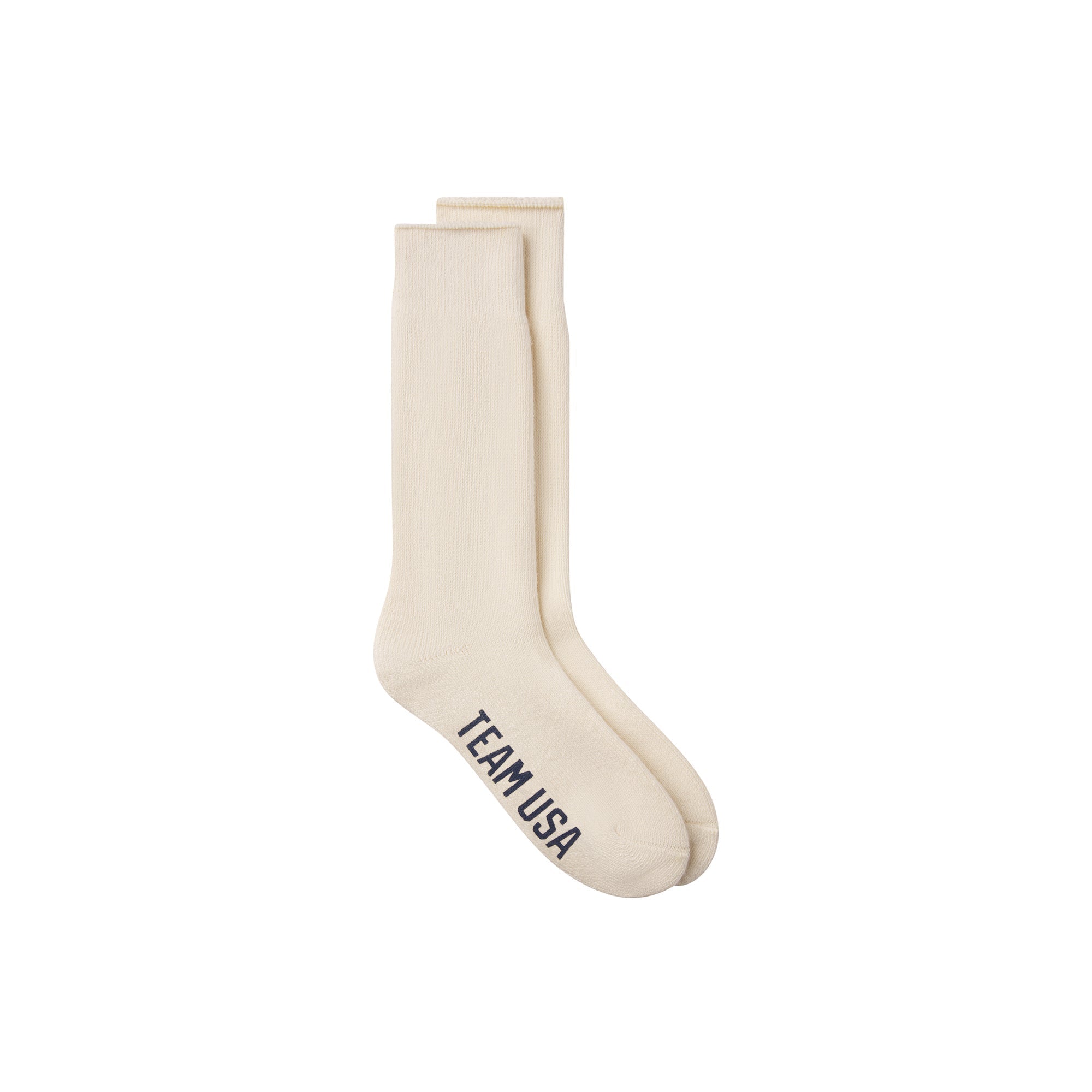 SKIMS FOR TEAM USA MENS OLYMPIC LOUNGE SOCK | ECRU - Mind Türkiye