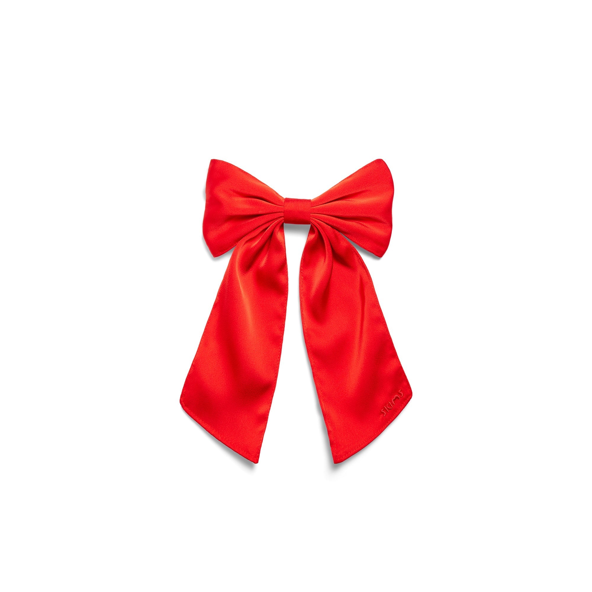 SKIMS SATIN JUMBO BOW CLIP | RUBY - Mind Türkiye