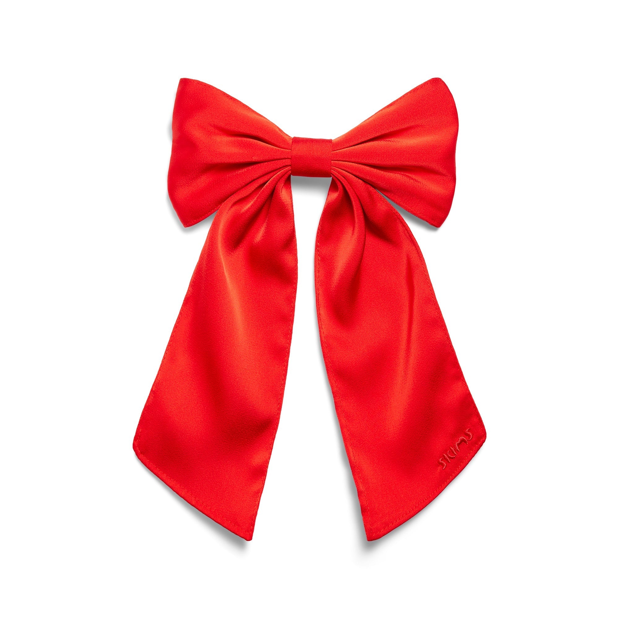 SKIMS SATIN JUMBO BOW CLIP | RUBY - Mind Türkiye