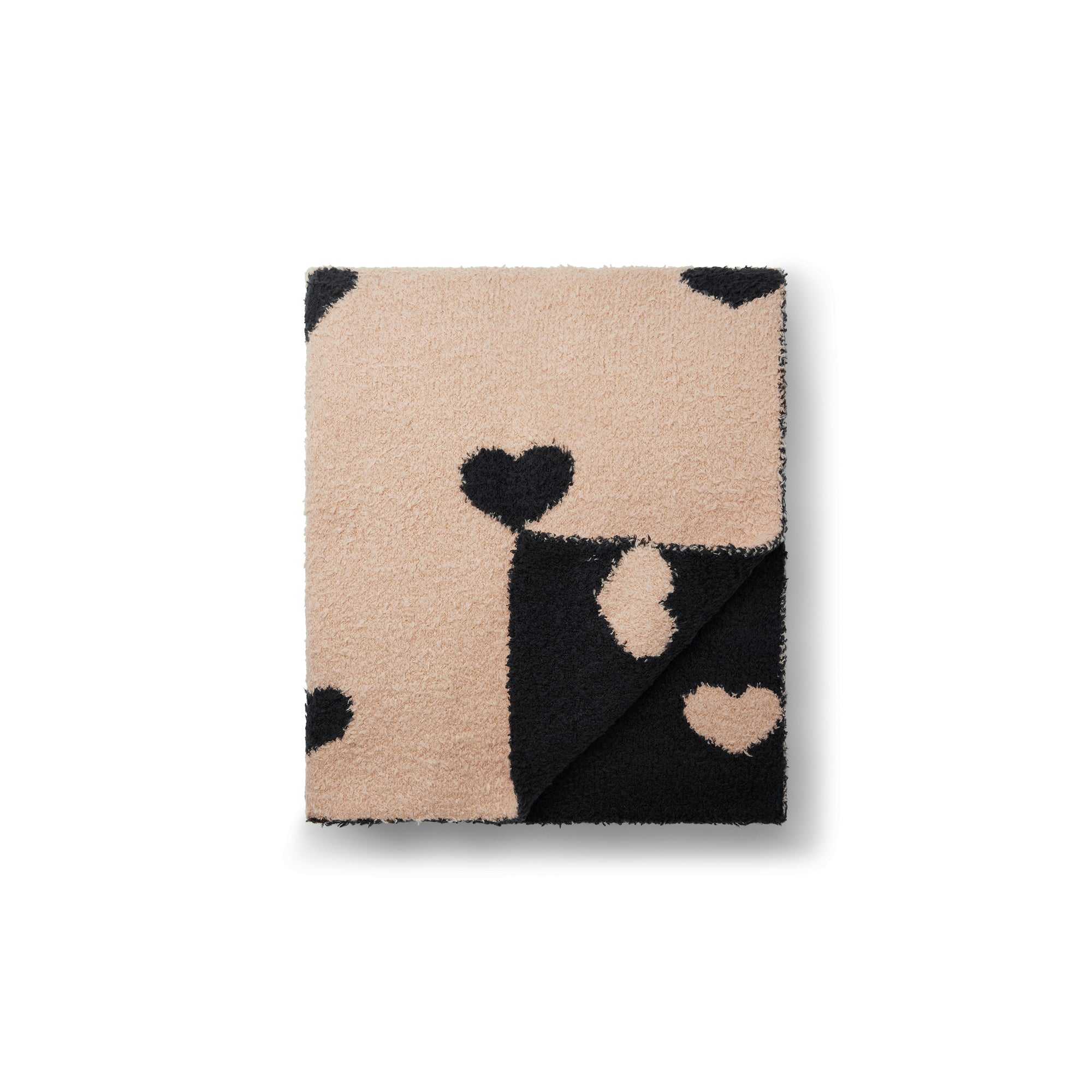 SKIMS COZY KNIT BLANKET | MICA SPACED HEARTS - Mind Türkiye
