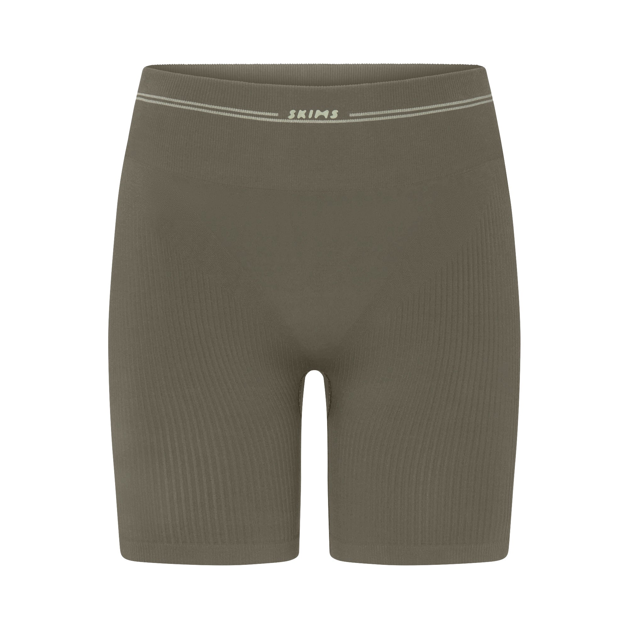 NikeSKIMS RIBBED SEAMLESS 5″ BIKER SHORT | DUSTY OAKMOSS - Mind Türkiye