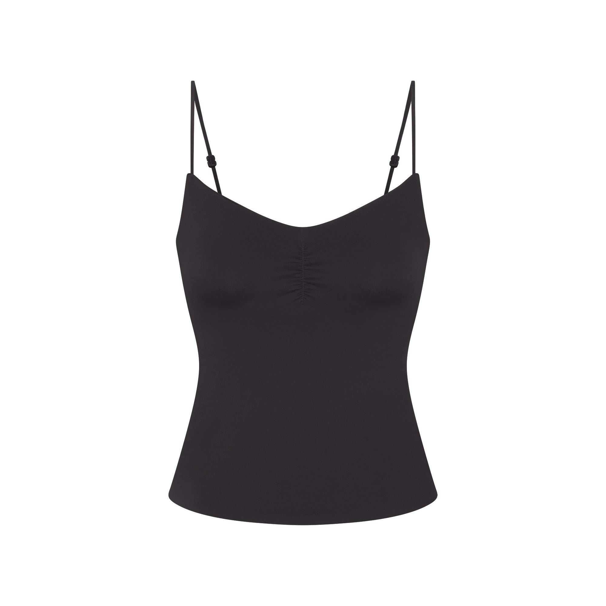 NikeSKIMS MATTE SHIRRED FRONT TANK | OBSIDIAN - Mind Türkiye