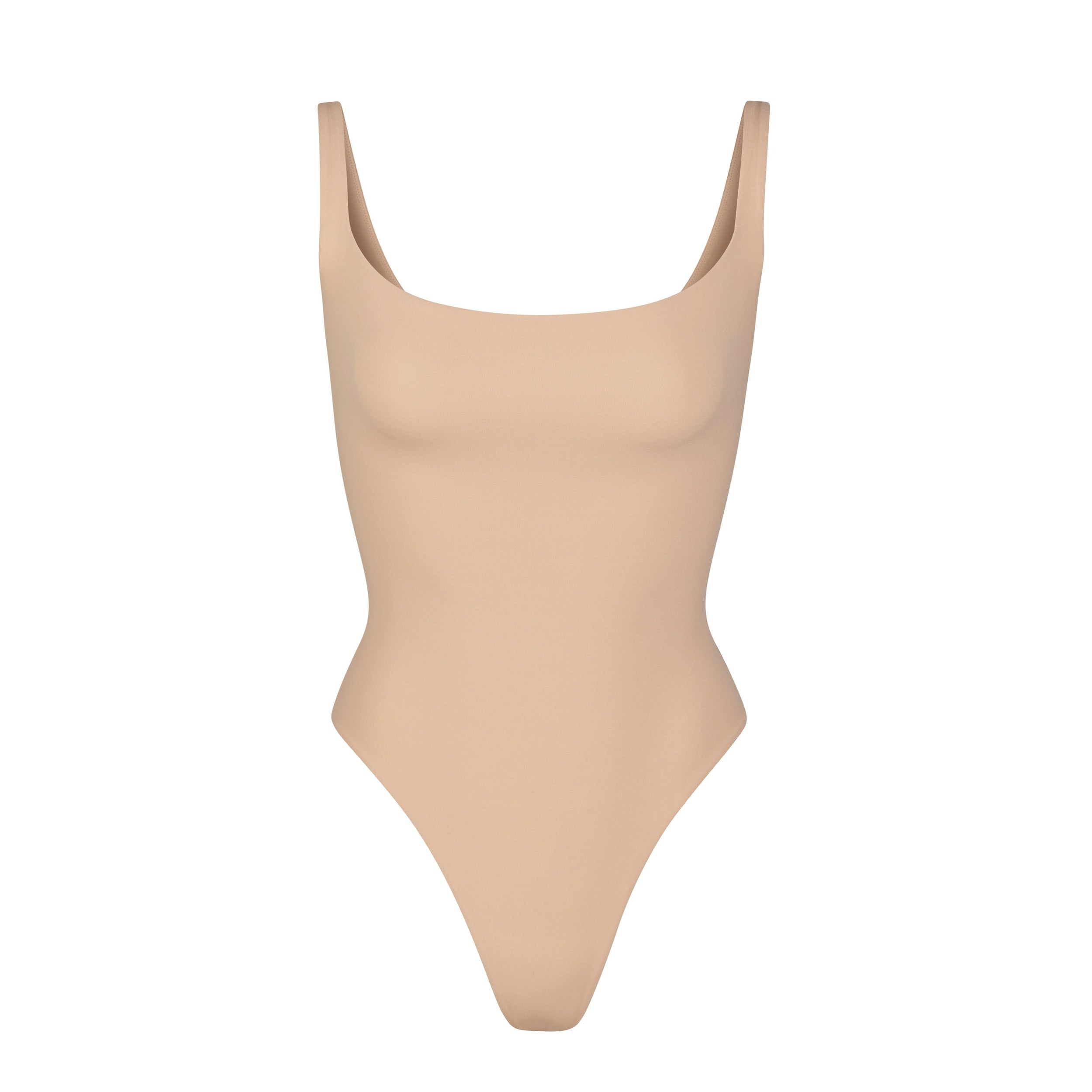 SKIMS FITS EVERYBODY SQUARE NECK BODYSUIT | CLAY - Mind Türkiye