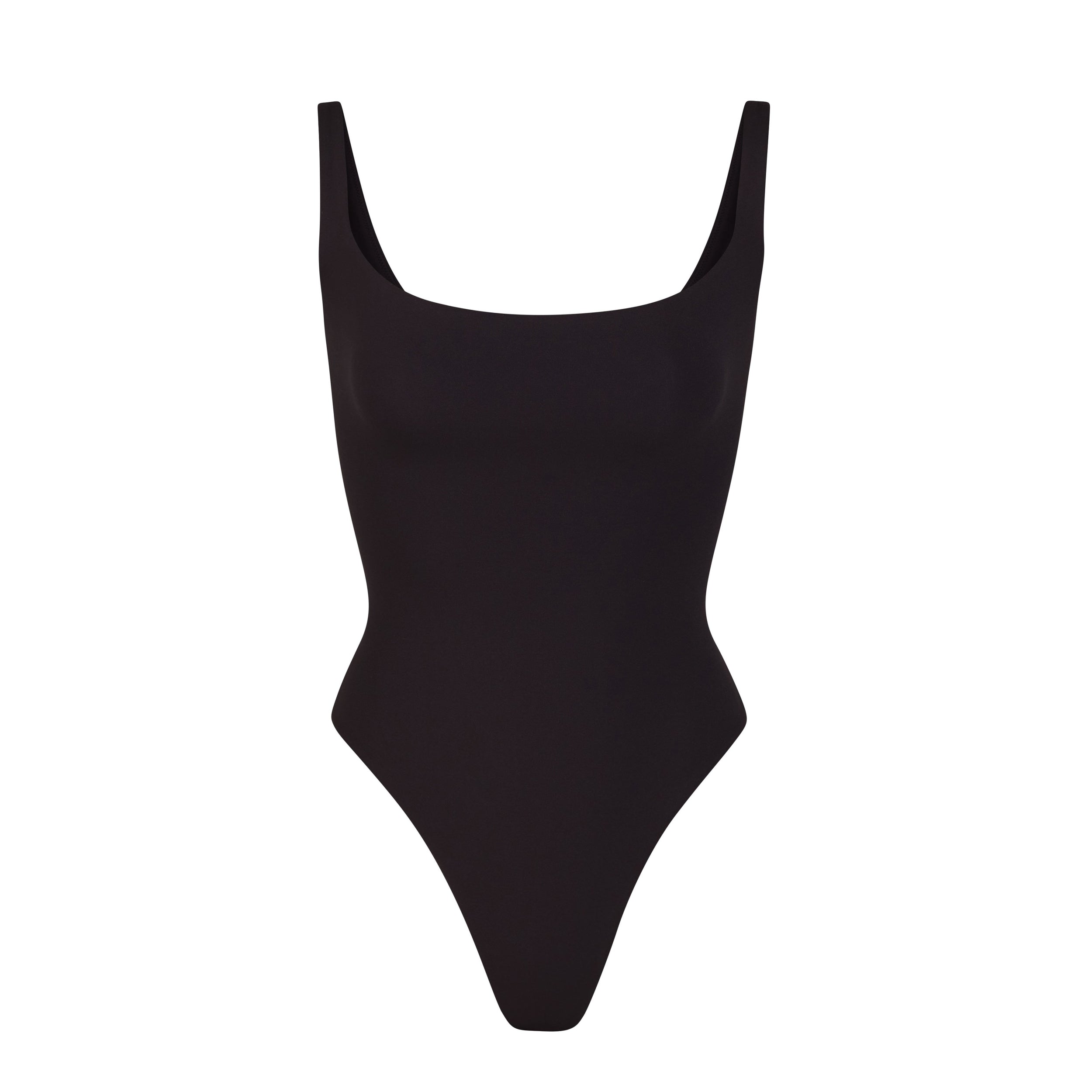 SKIMS FITS EVERYBODY SQUARE NECK BODYSUIT | ONYX - Mind Türkiye