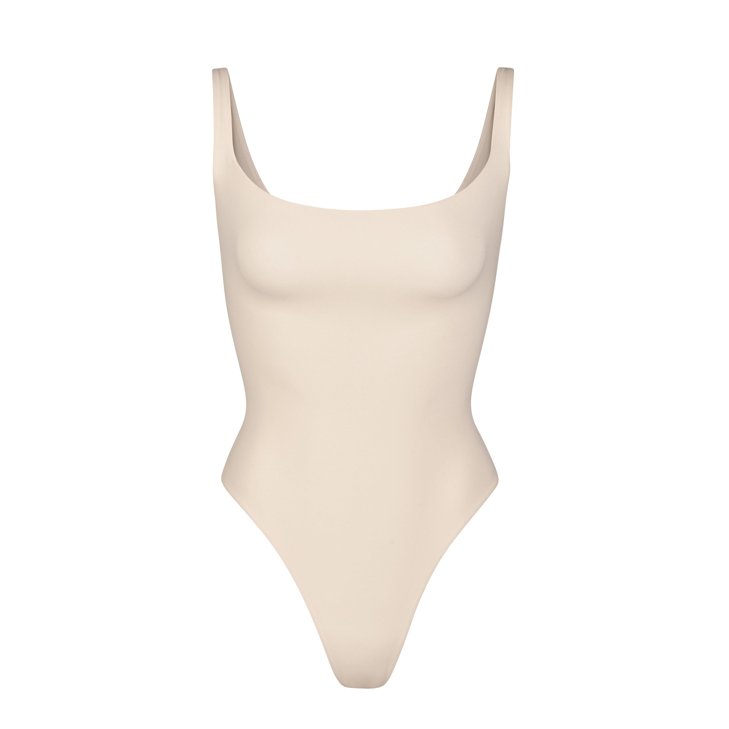 SKIMS FITS EVERYBODY SQUARE NECK BODYSUIT | SAND - Mind Türkiye