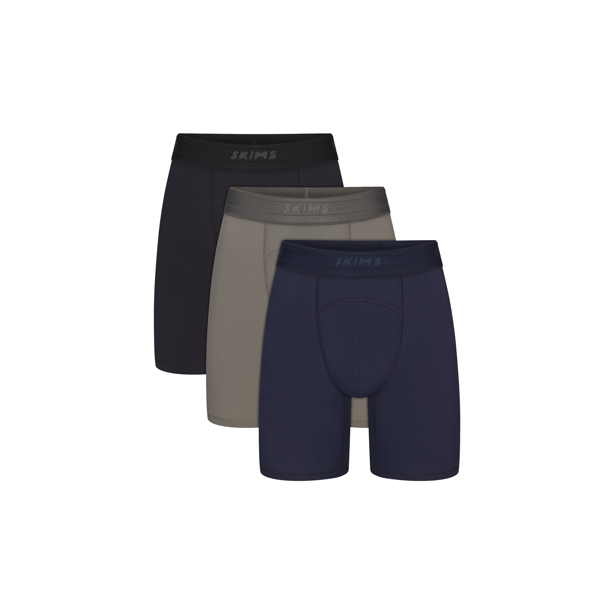 SKIMS FLEX MENS 7″ BOXER BRIEF 3-PACK | NAVY GUNMETAL MULTI - Mind Türkiye