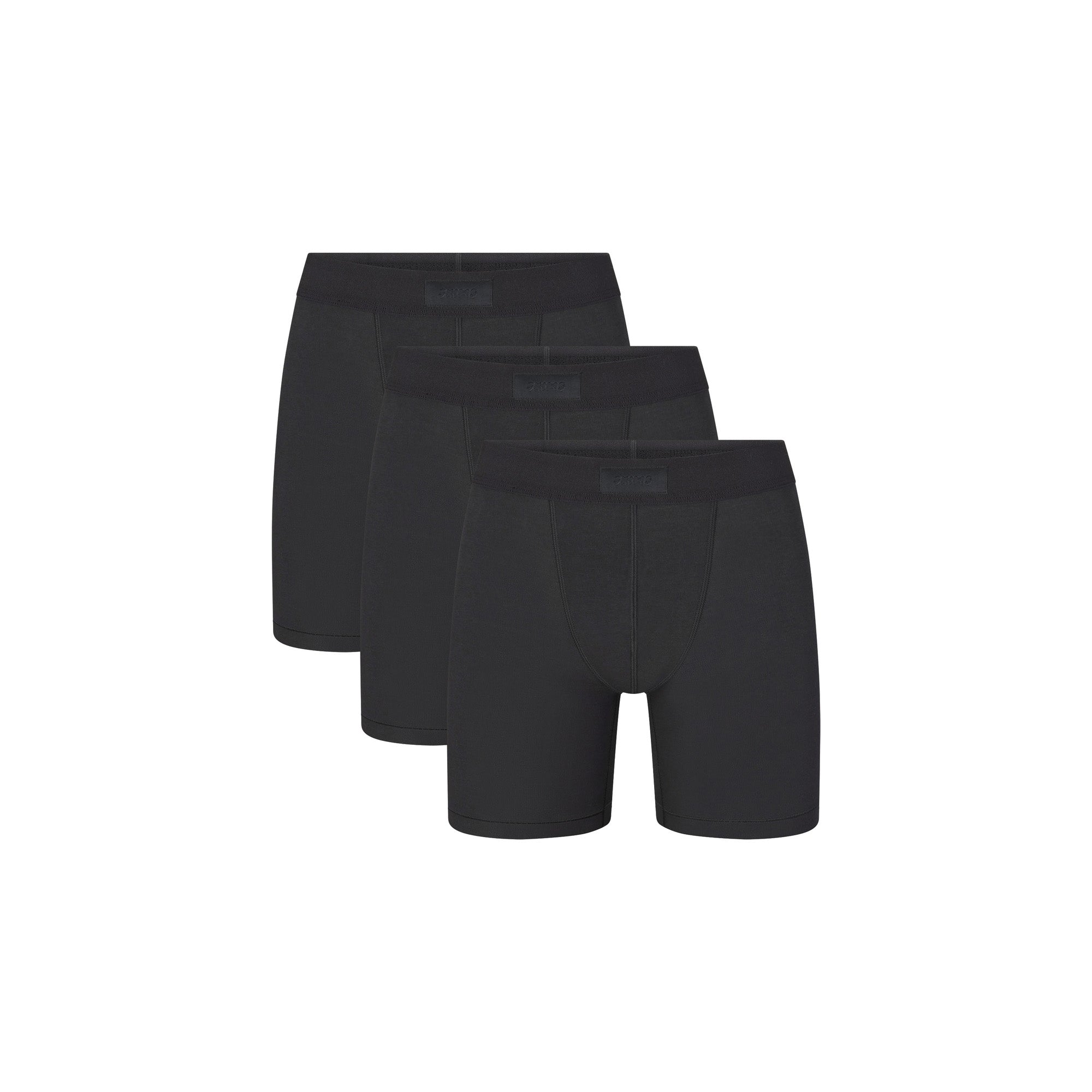 SKIMS COTTON MENS 5″ BOXER BRIEF 3-PACK | ONYX - Mind Türkiye