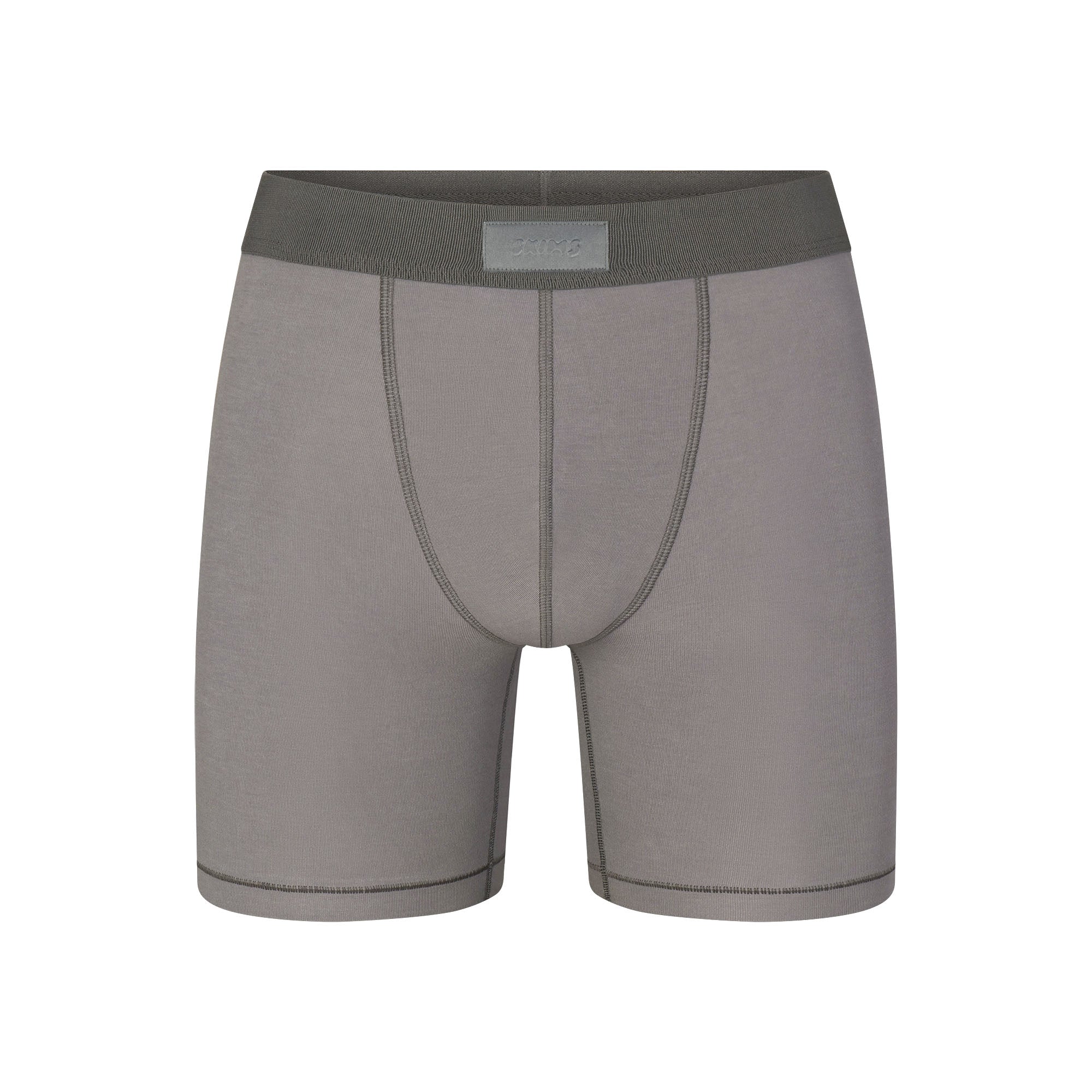 SKIMS COTTON MENS 5″ BOXER BRIEF | WASHED GUNMETAL - Mind Türkiye