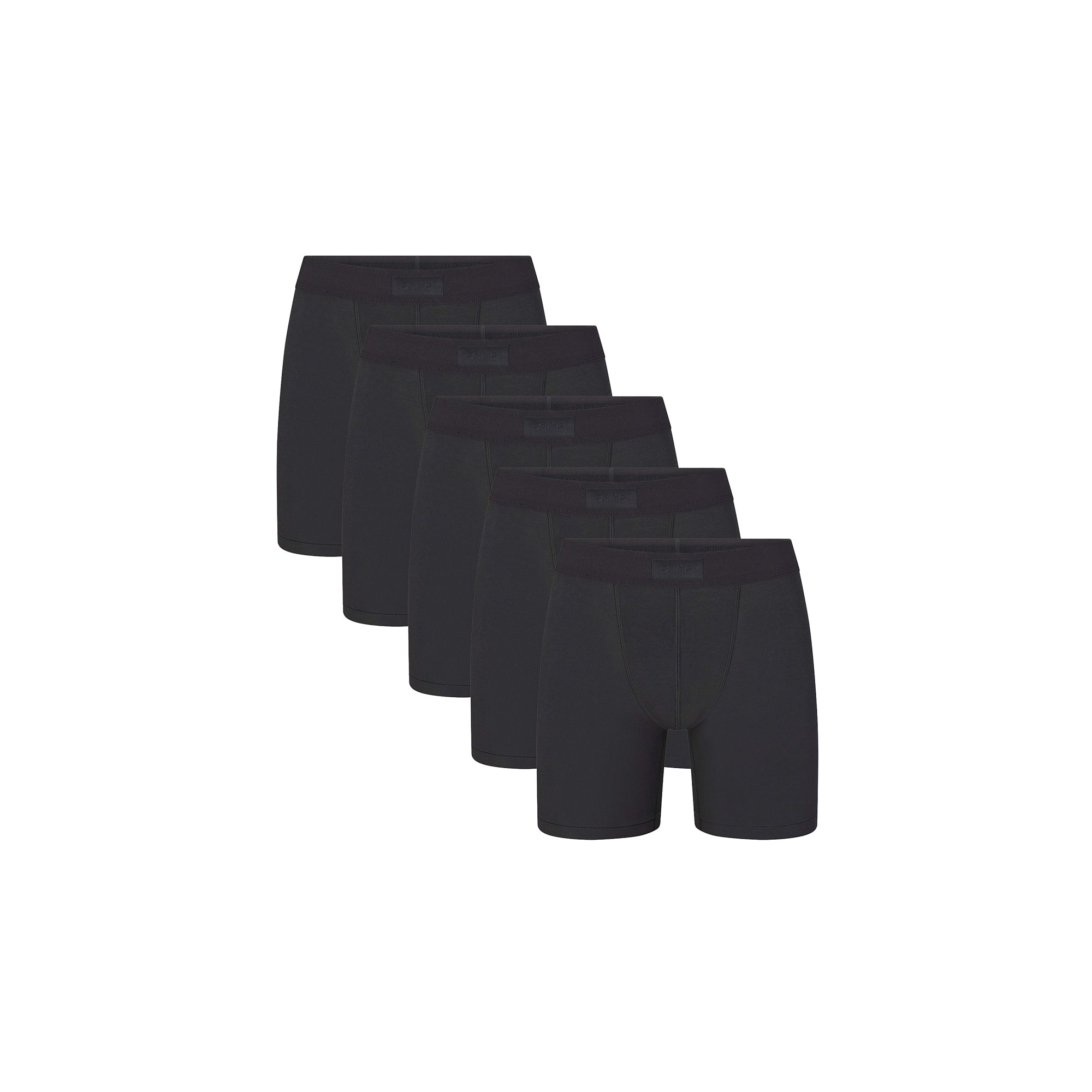 SKIMS COTTON MENS 5″ BOXER BRIEF 5-PACK | ONYX - Mind Türkiye