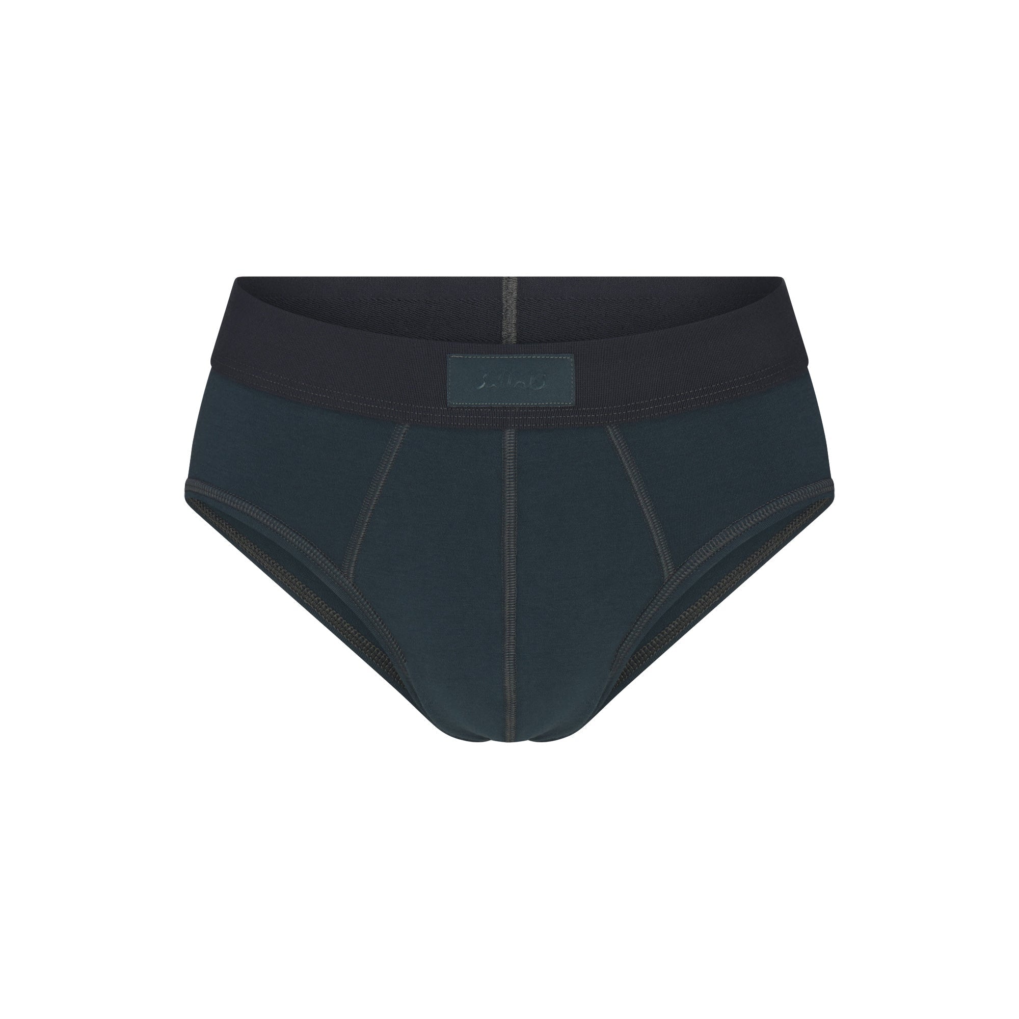 SKIMS COTTON MENS BRIEF | VERDANT