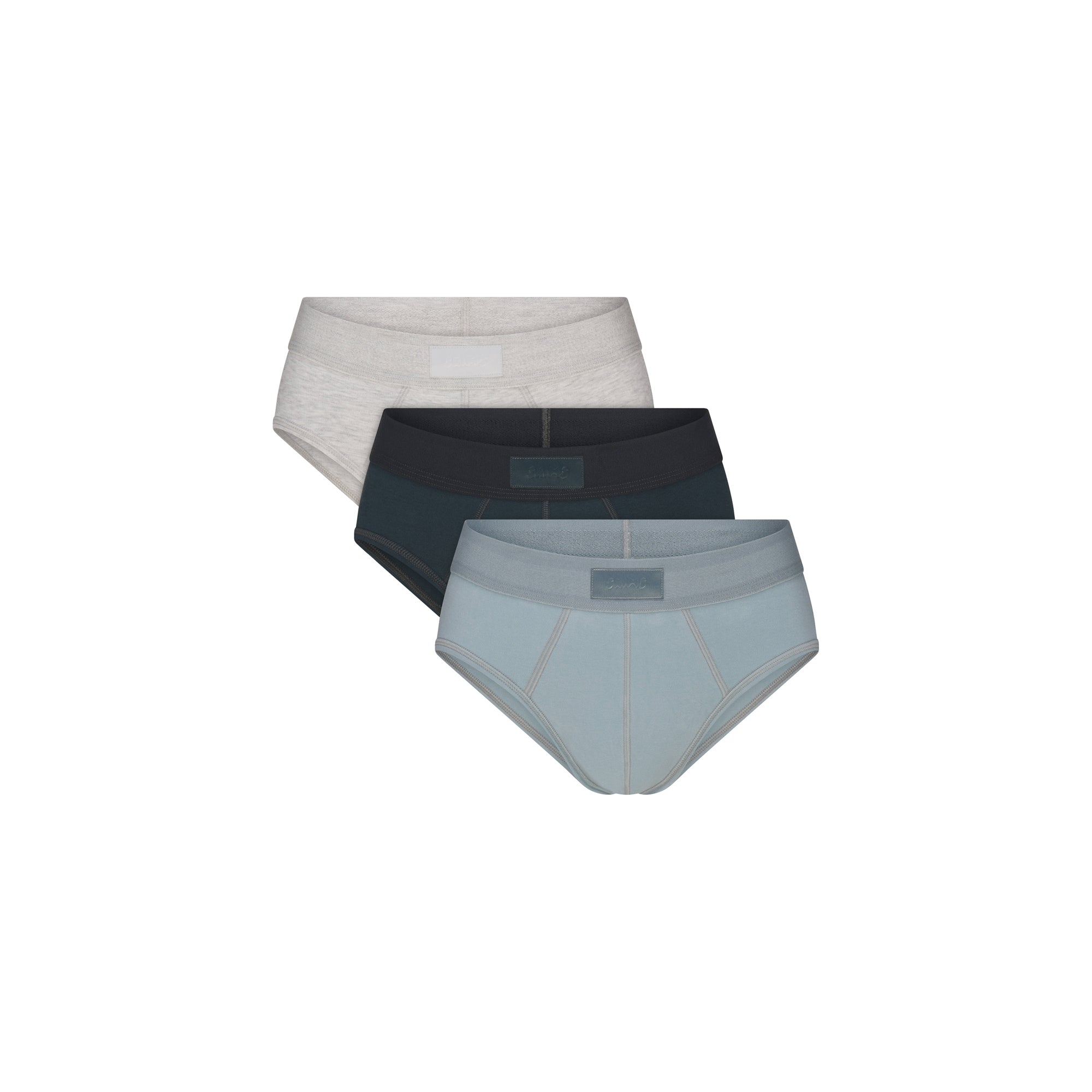 SKIMS COTTON MENS BRIEF 3-PACK | VERDANT MULTI - Mind Türkiye