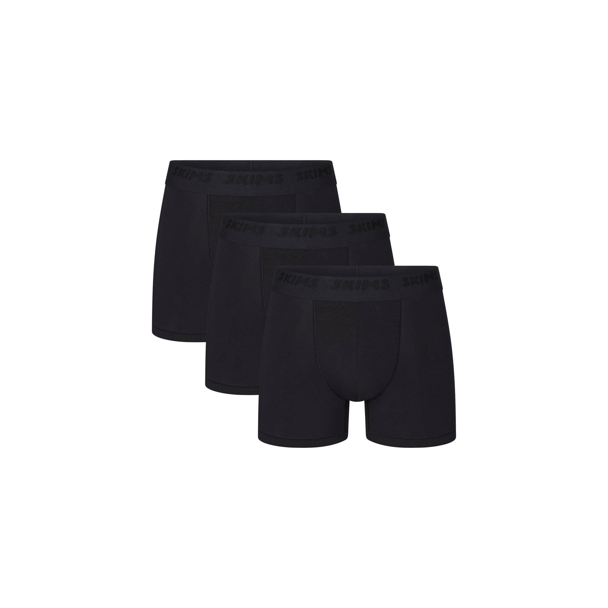 SKIMS STRETCH MENS 3″ BOXER BRIEF 3-PACK | OBSIDIAN - Mind Türkiye