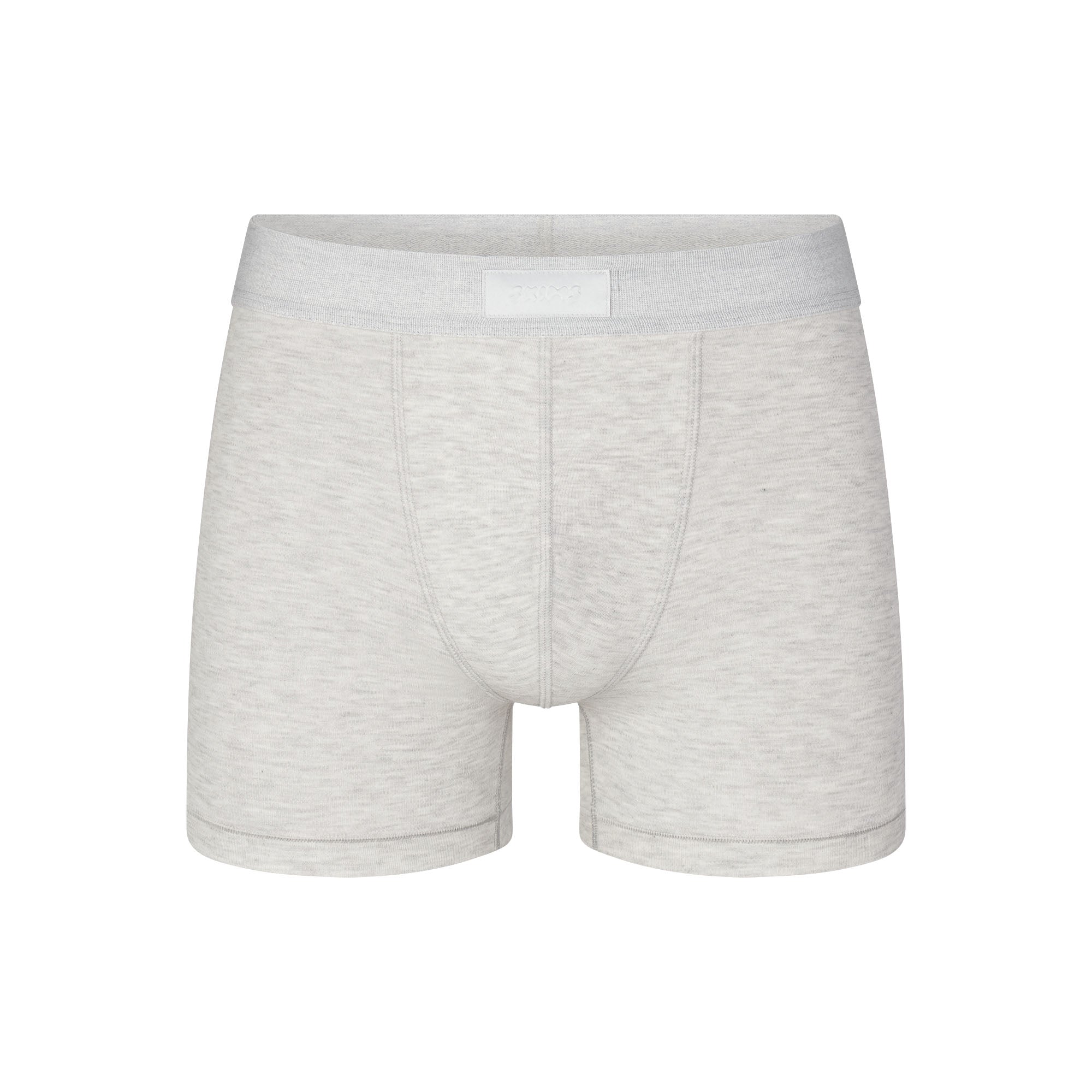 SKIMS COTTON MENS 3″ BOXER BRIEF | LIGHT HEATHER GREY - Mind Türkiye