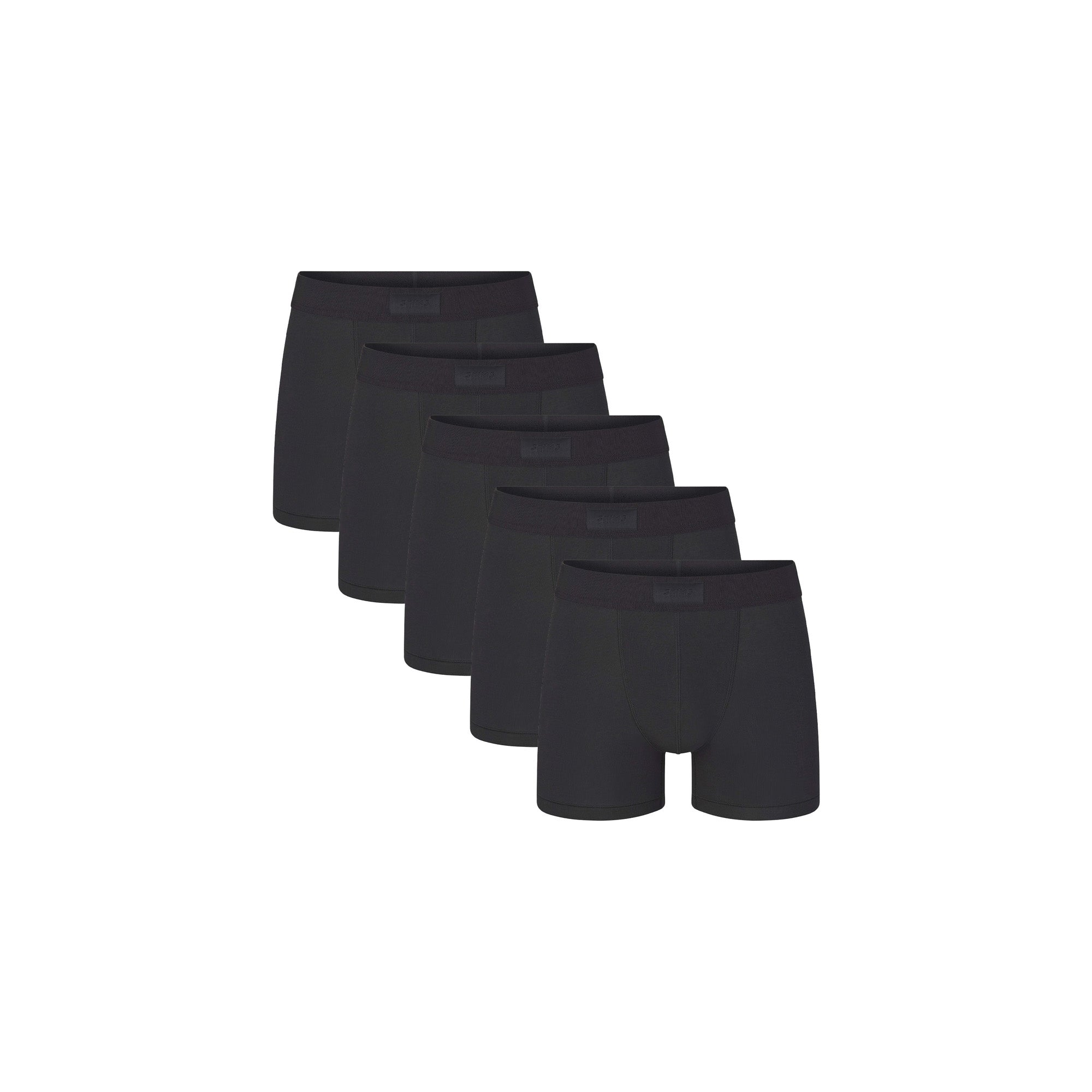 SKIMS COTTON MENS 3″ BOXER BRIEF 5-PACK | ONYX - Mind Türkiye