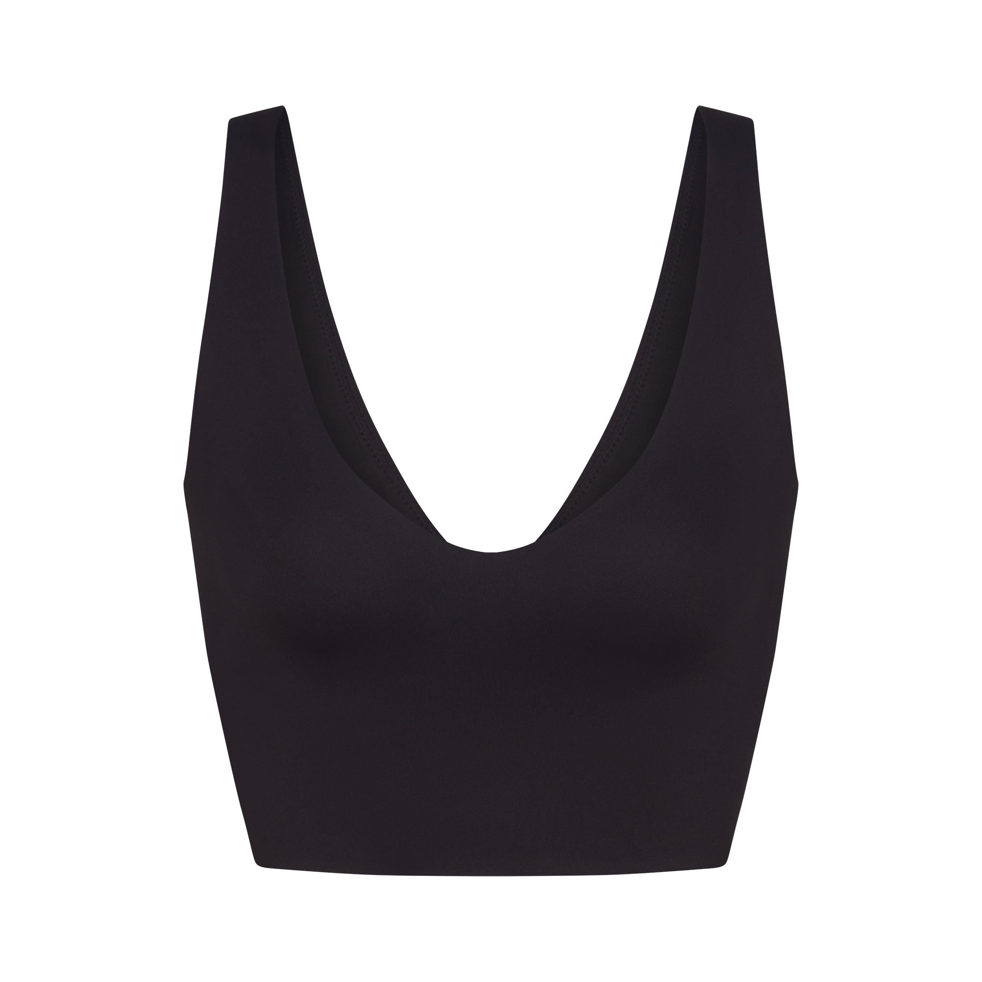 NikeSKIMS MATTE V-NECK BRA TOP | OBSIDIAN - Mind Türkiye