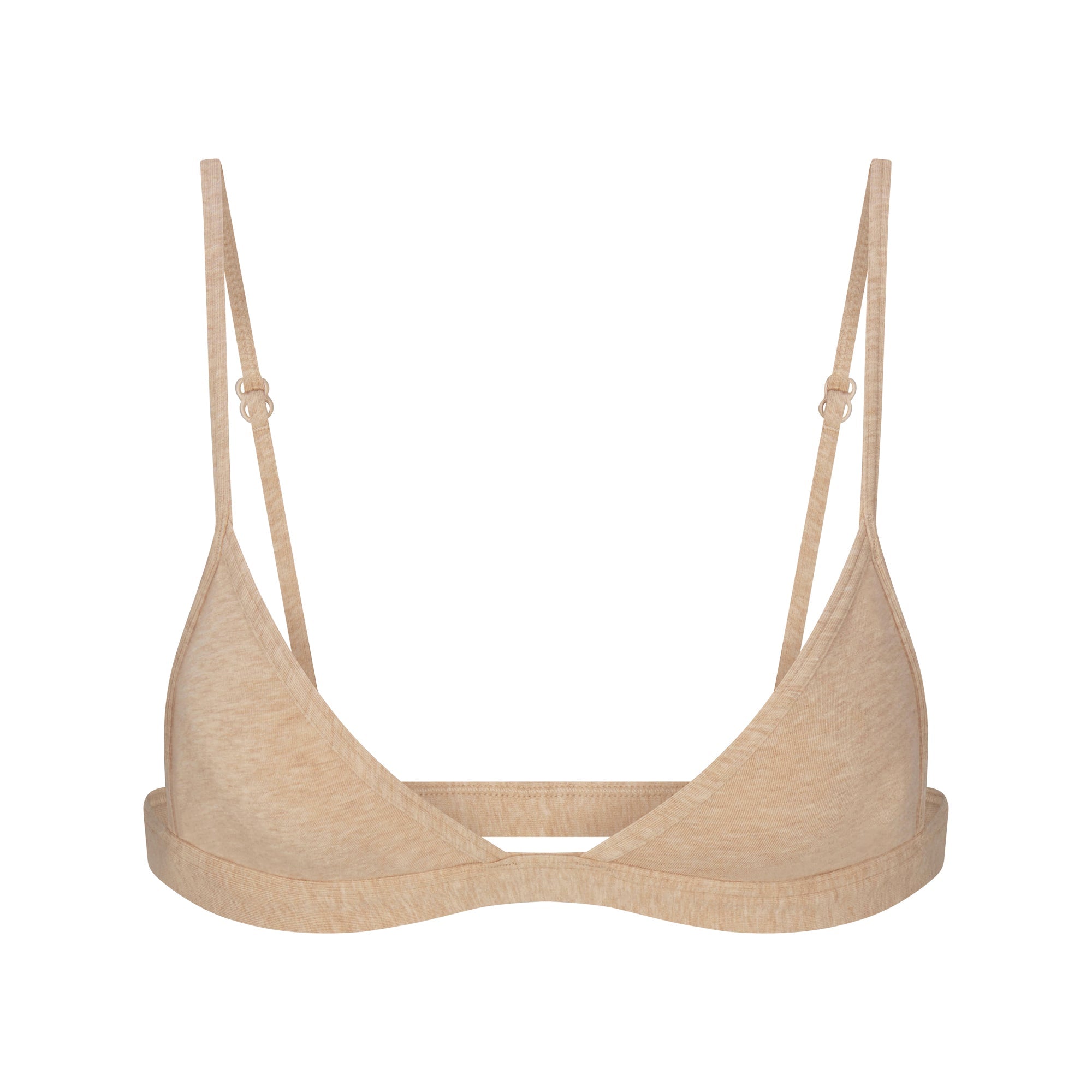 SKIMS EVERYDAY COTTON TRIANGLE BRALETTE | CLAY HEATHER - Mind Türkiye