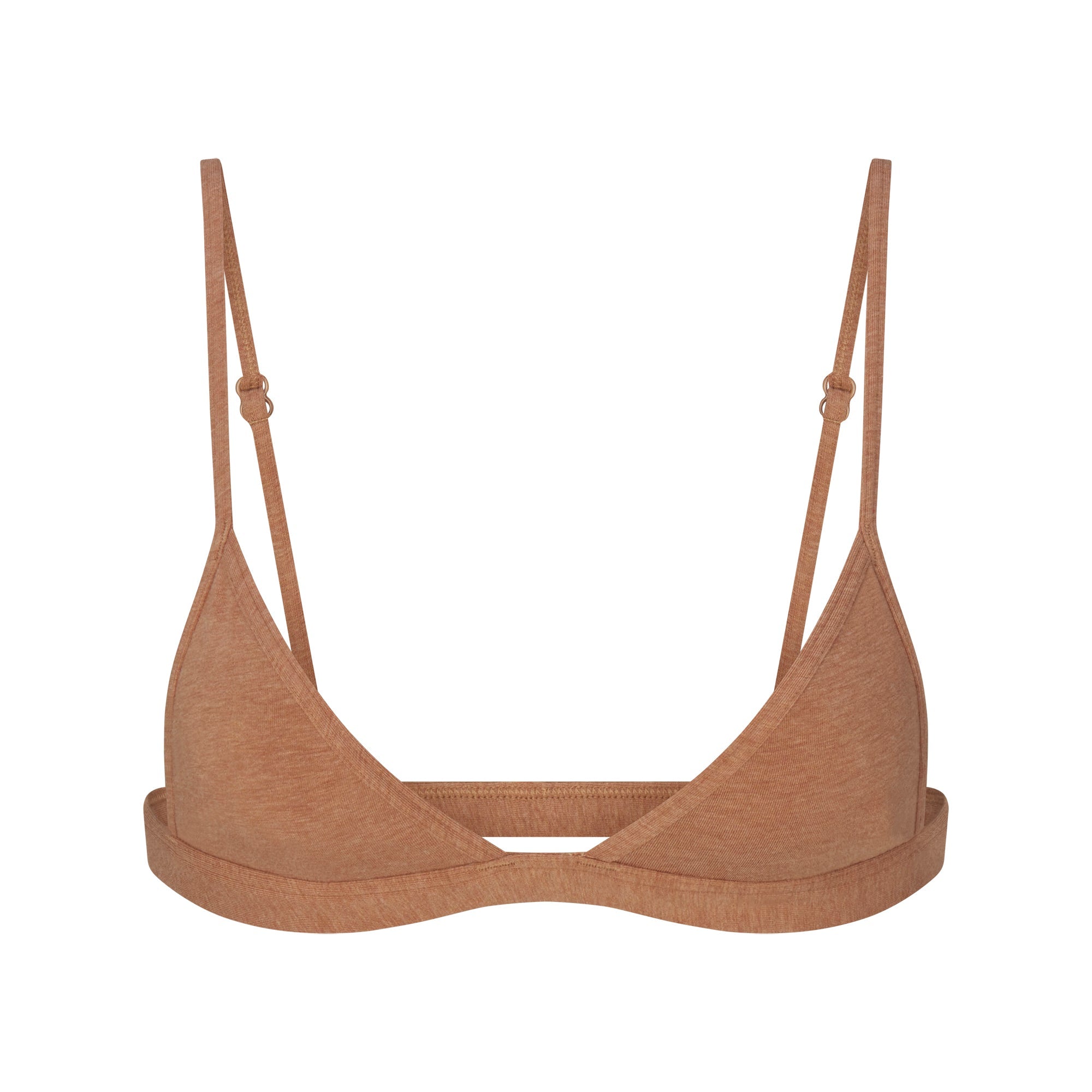SKIMS EVERYDAY COTTON TRIANGLE BRALETTE | SIENNA HEATHER
