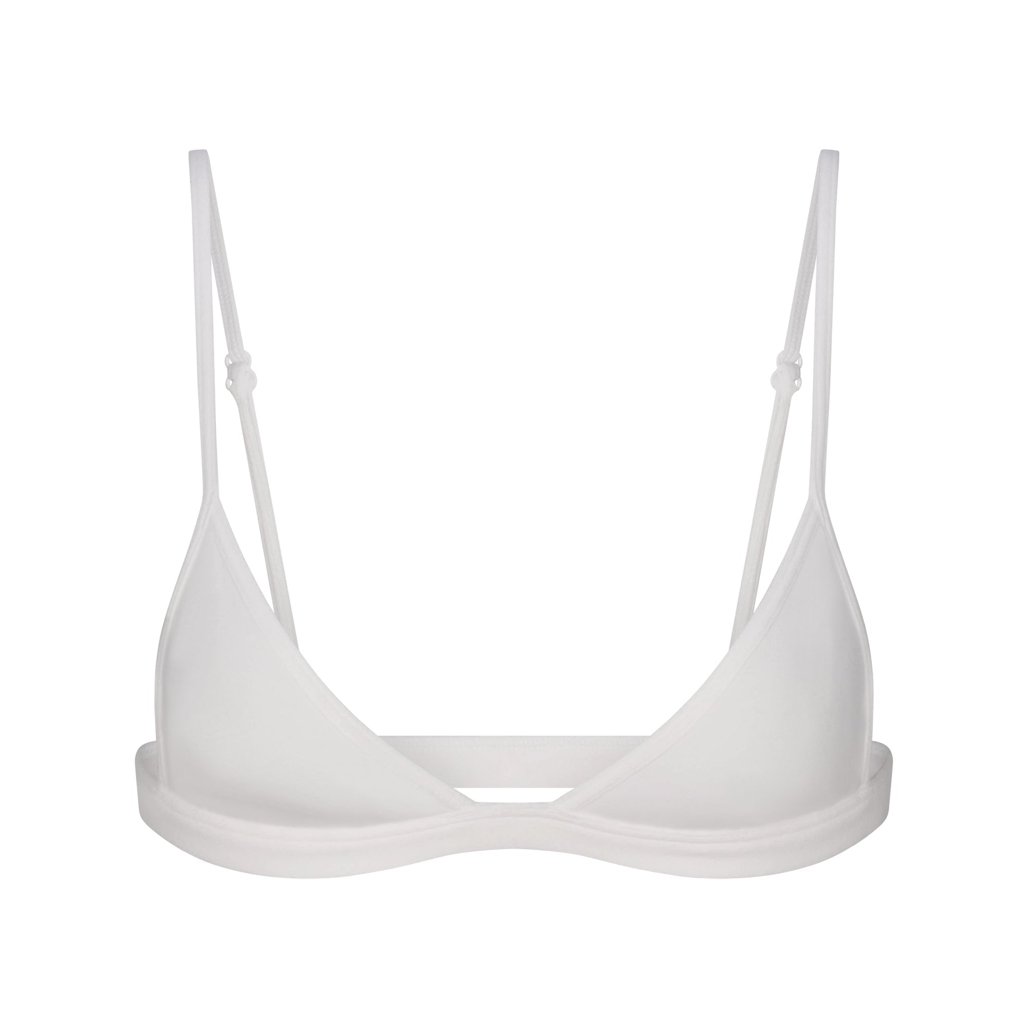 SKIMS EVERYDAY COTTON TRIANGLE BRALETTE | SNOW - Mind Türkiye