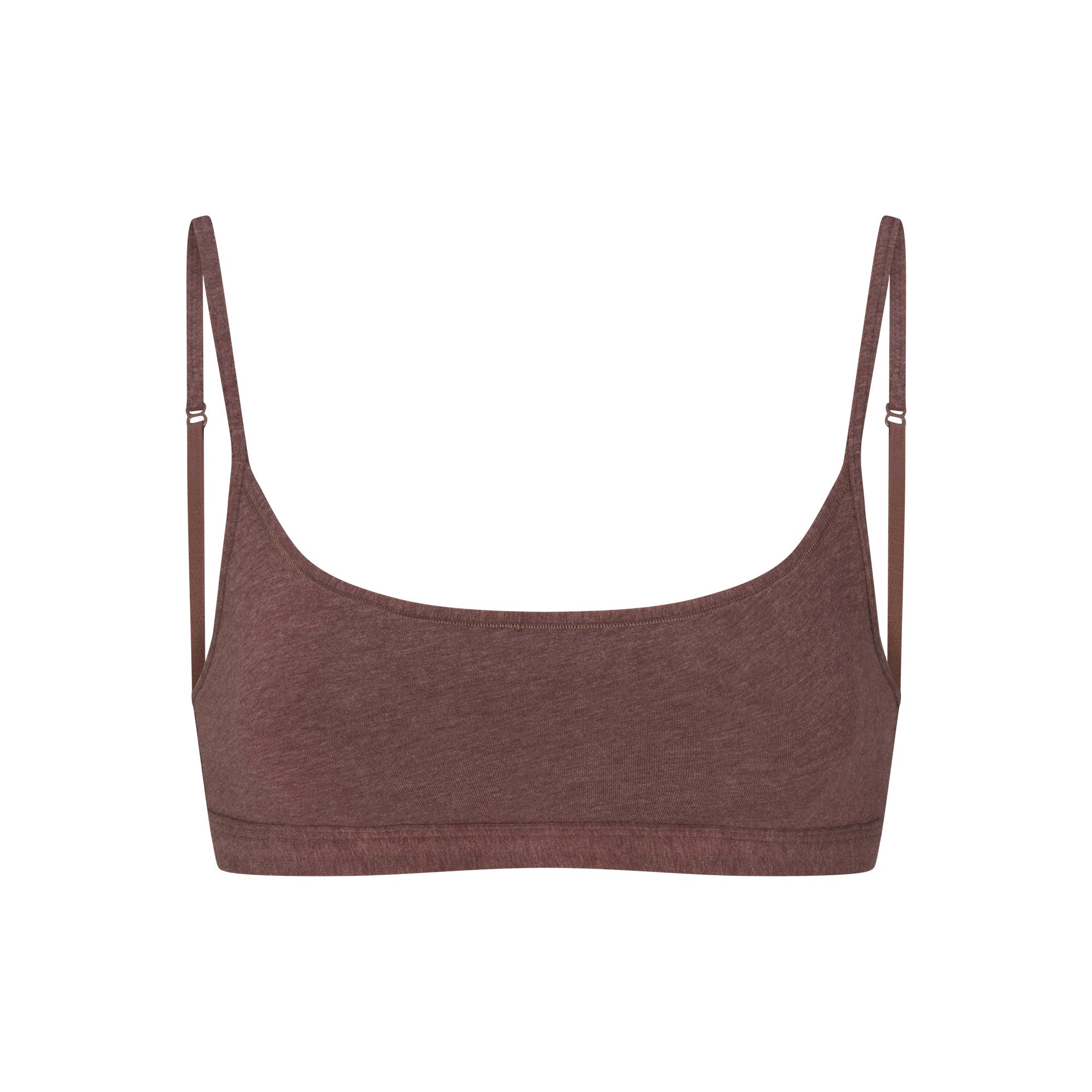 SKIMS EVERYDAY COTTON SCOOP BRALETTE | COCOA HEATHER - Mind Türkiye