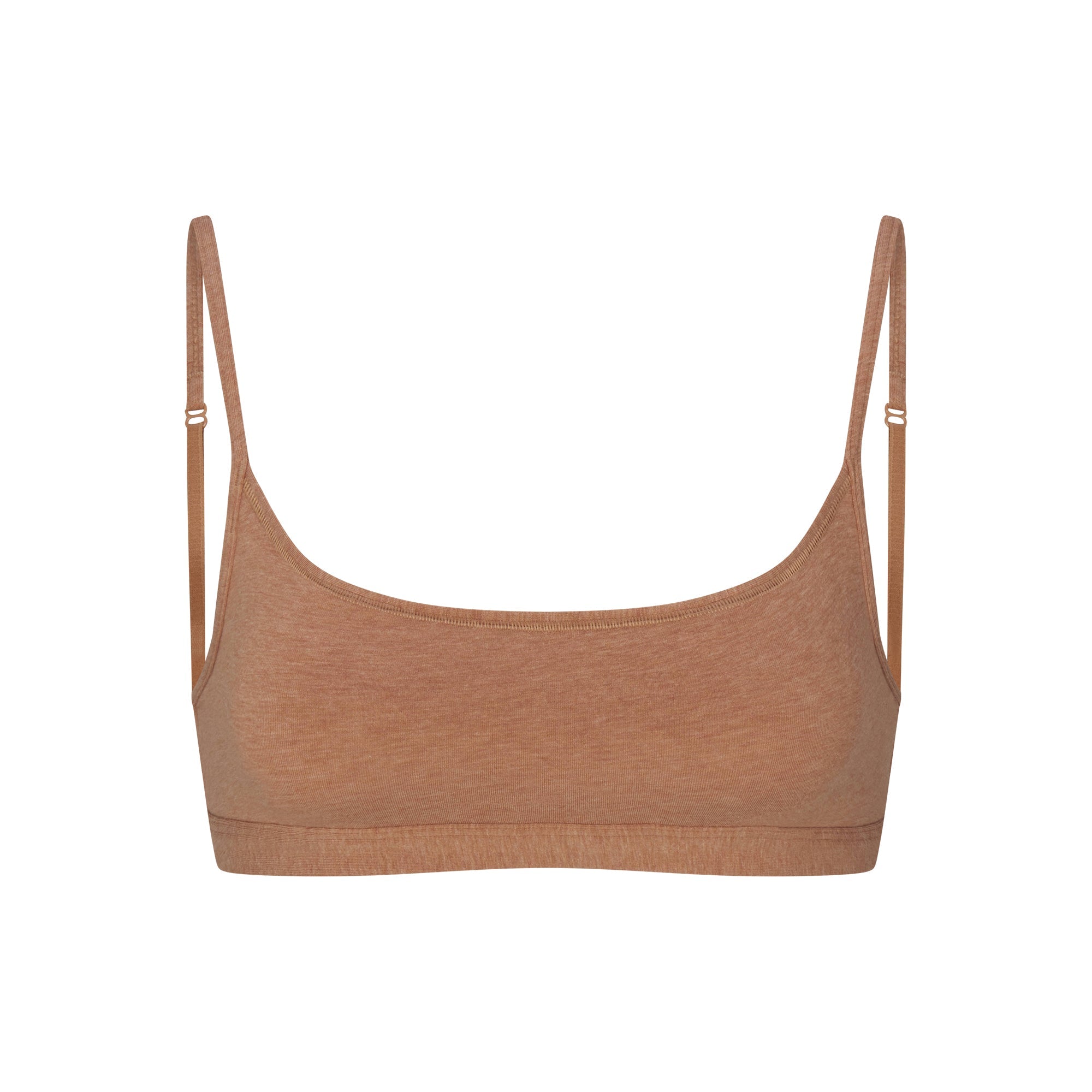 SKIMS EVERYDAY COTTON SCOOP BRALETTE | SIENNA HEATHER