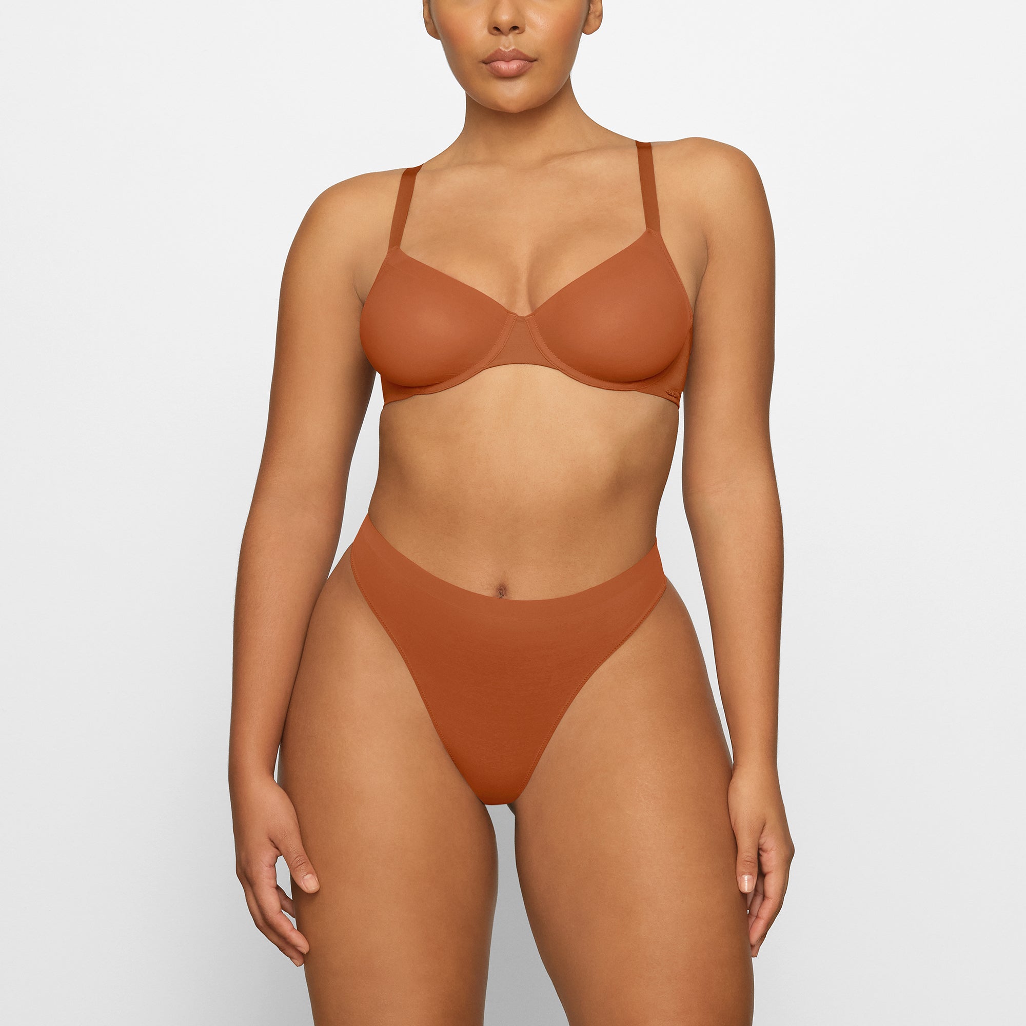 SKIMS NO SHOW UNLINED DEMI BRA | BRONZE - Mind Türkiye