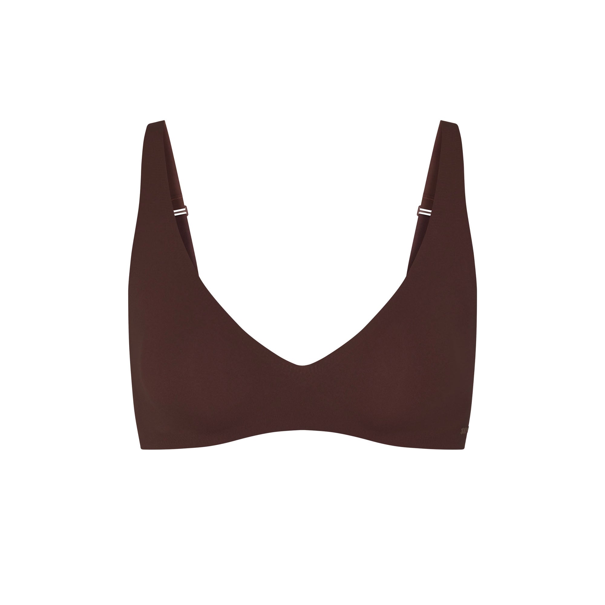 SKIMS NAKED PLUNGE BRALETTE | COCOA