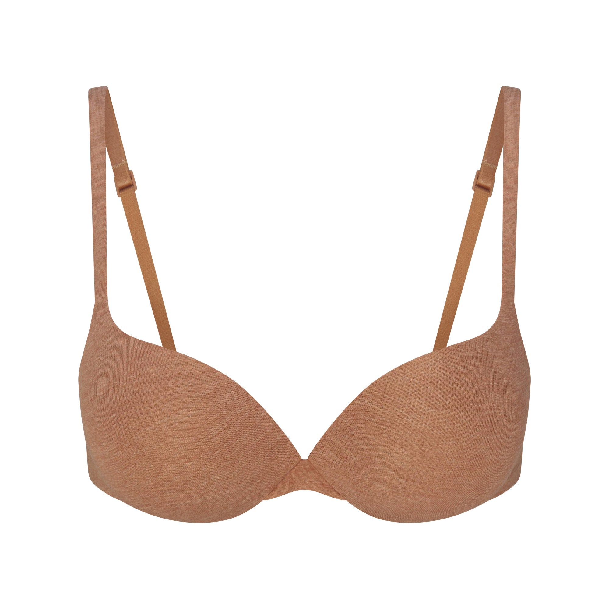 SKIMS EVERYDAY COTTON ULTIMATE TEARDROP PUSH-UP BRA | SIENNA HEATHER