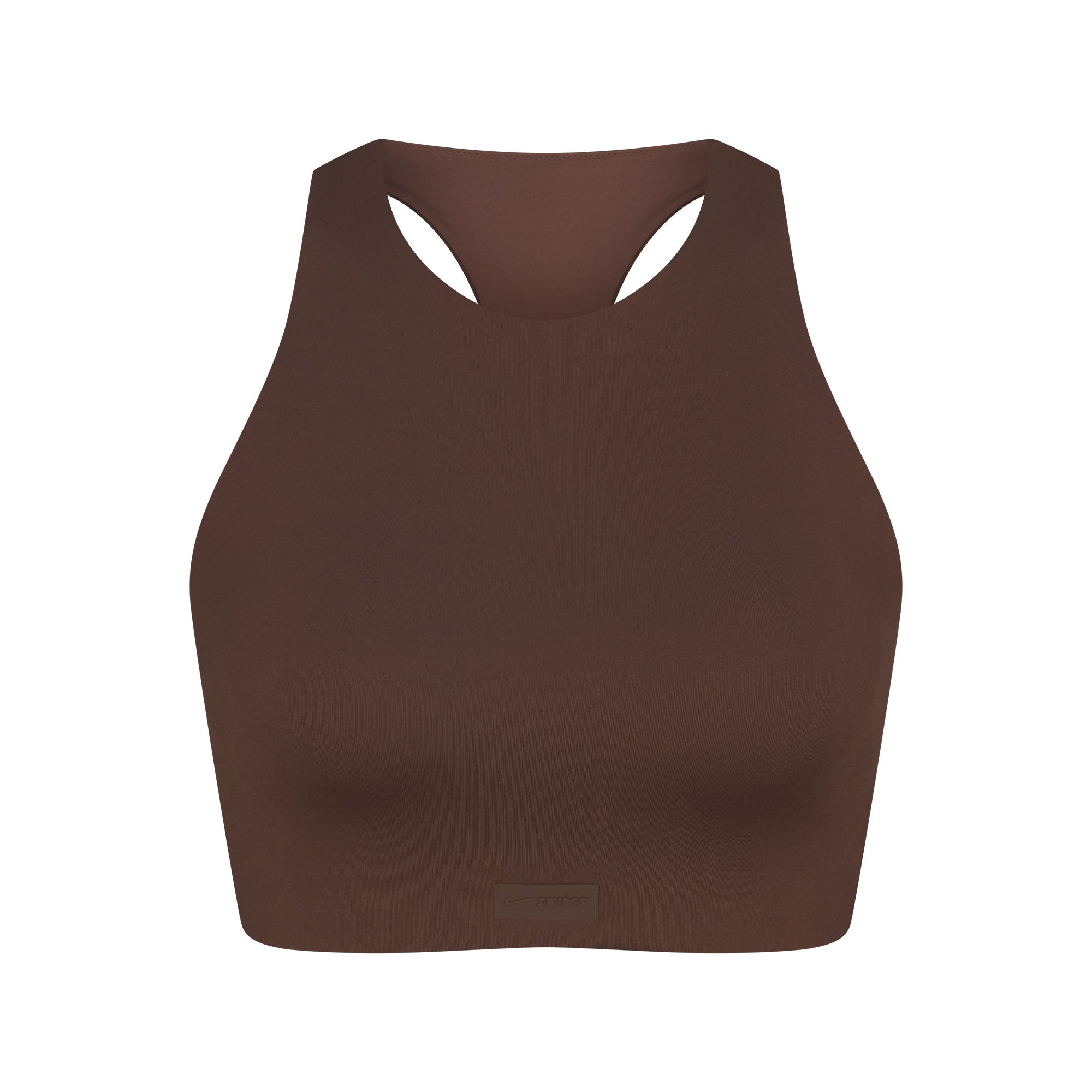 NikeSKIMS MATTE HIGH NECK BRA | DARK SEPIA - Mind Türkiye