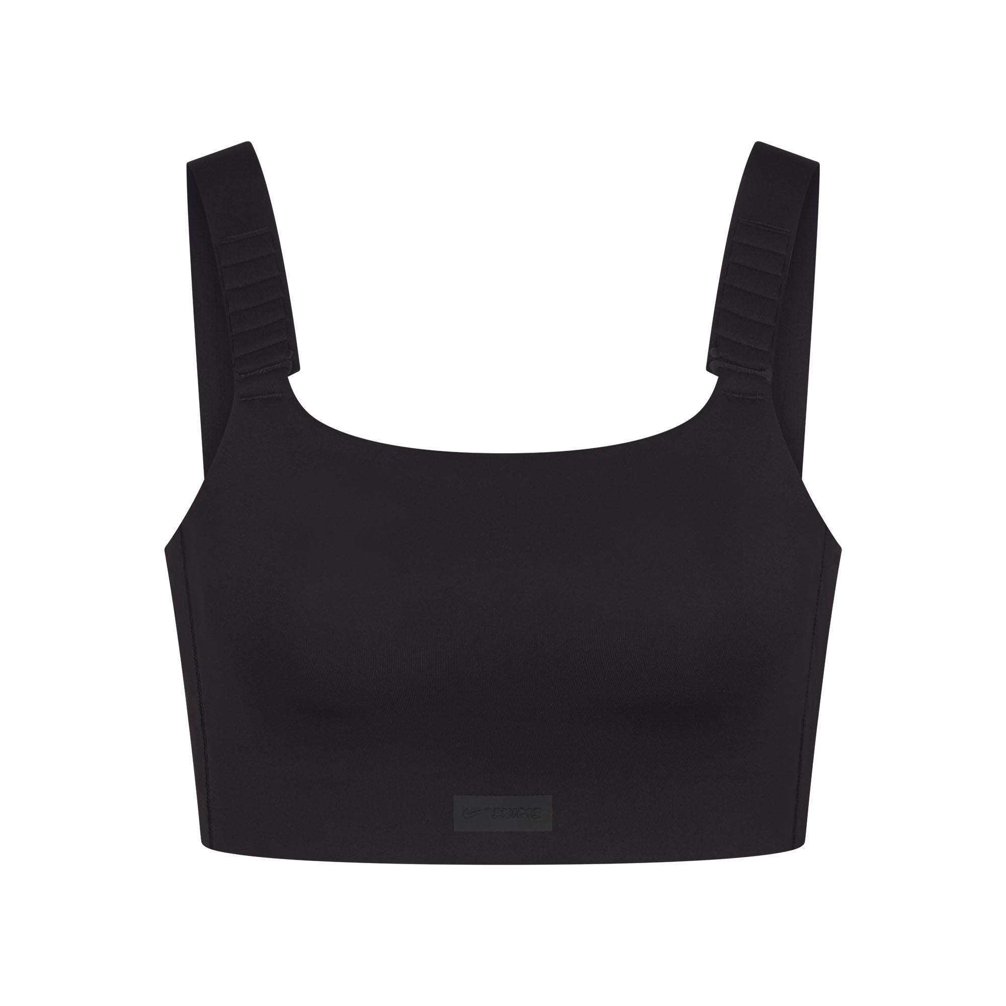 NikeSKIMS MATTE WIDE STRAP BRA | OBSIDIAN