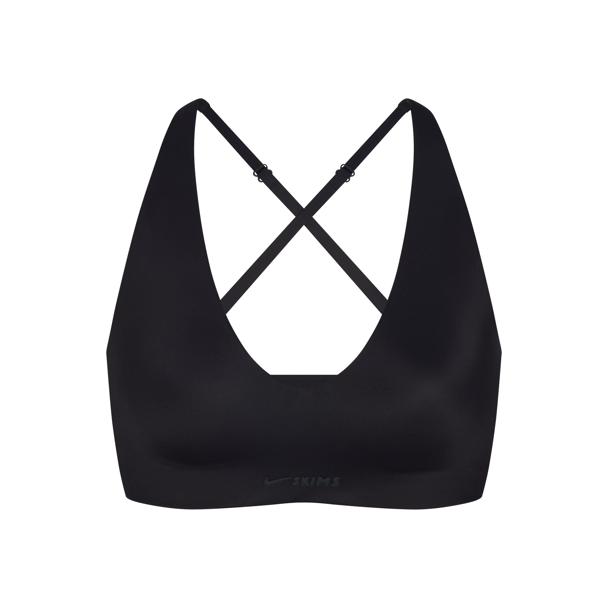 NikeSKIMS SHINE V-NECK BRA | OBSIDIAN - Mind Türkiye