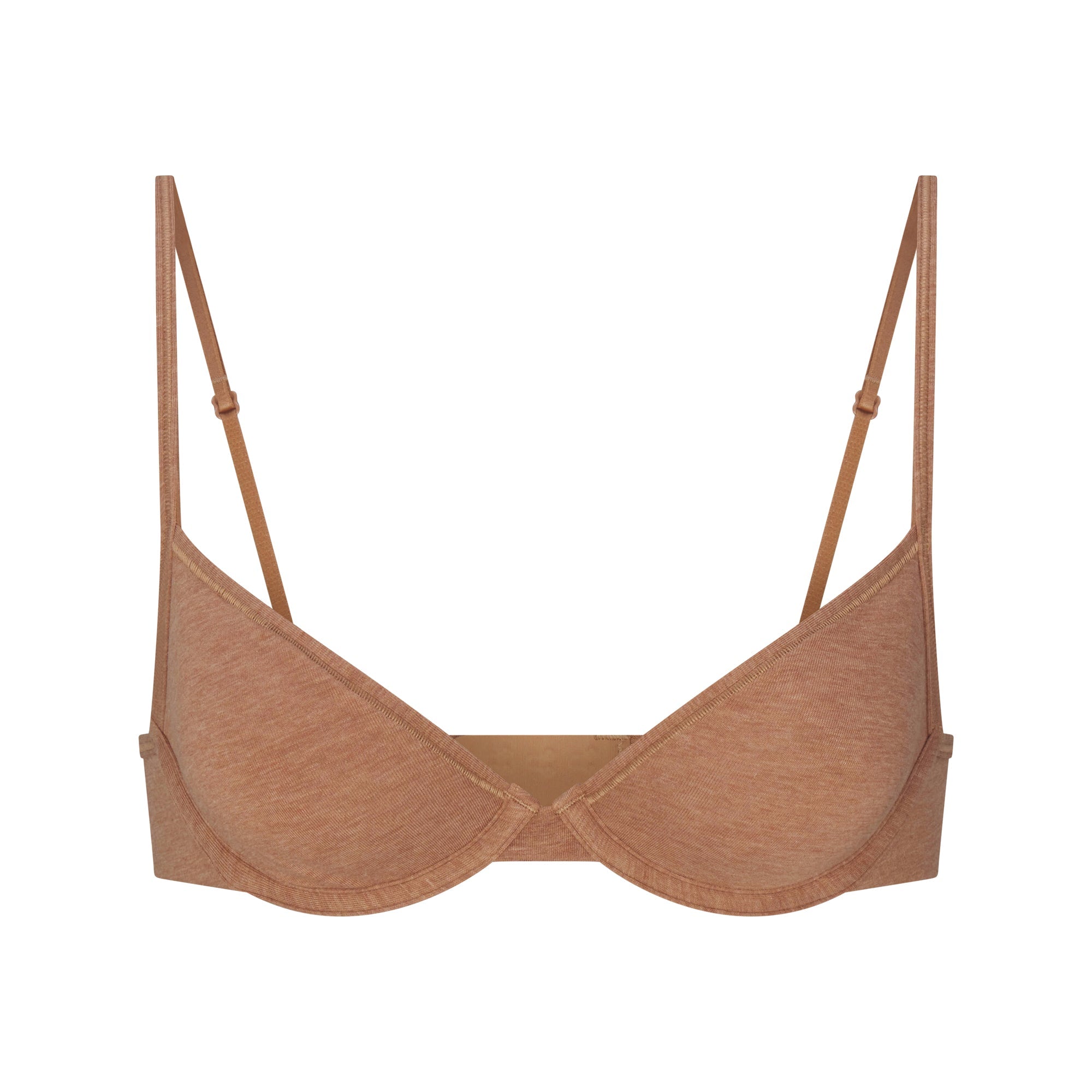 SKIMS EVERYDAY COTTON UNLINED DEMI BRA | SIENNA HEATHER - Mind Türkiye