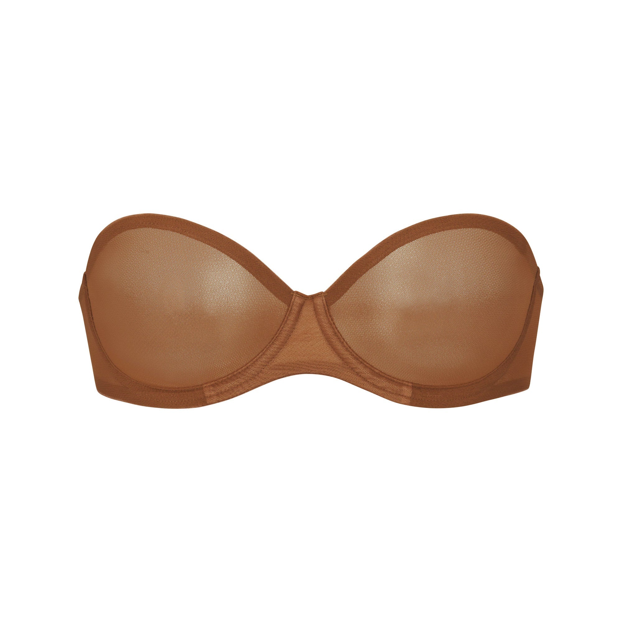 SKIMS ULTRA FINE MESH STRAPLESS BRA | BRONZE - Mind Türkiye