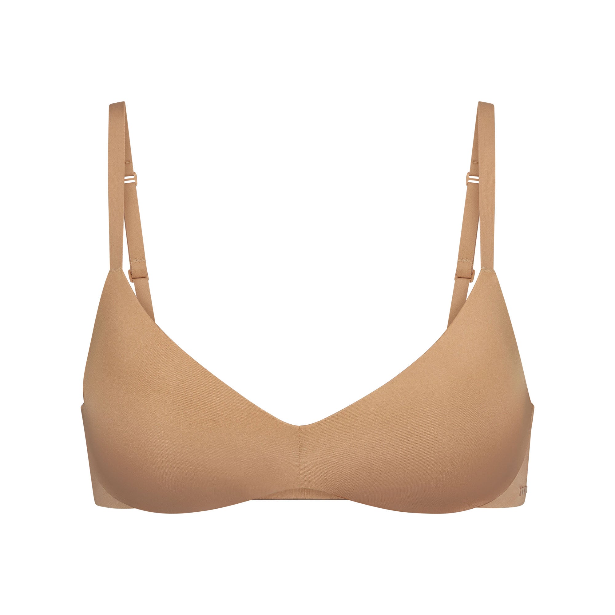 SKIMS WIRELESS FORM PUSH-UP PLUNGE BRA | OCHRE