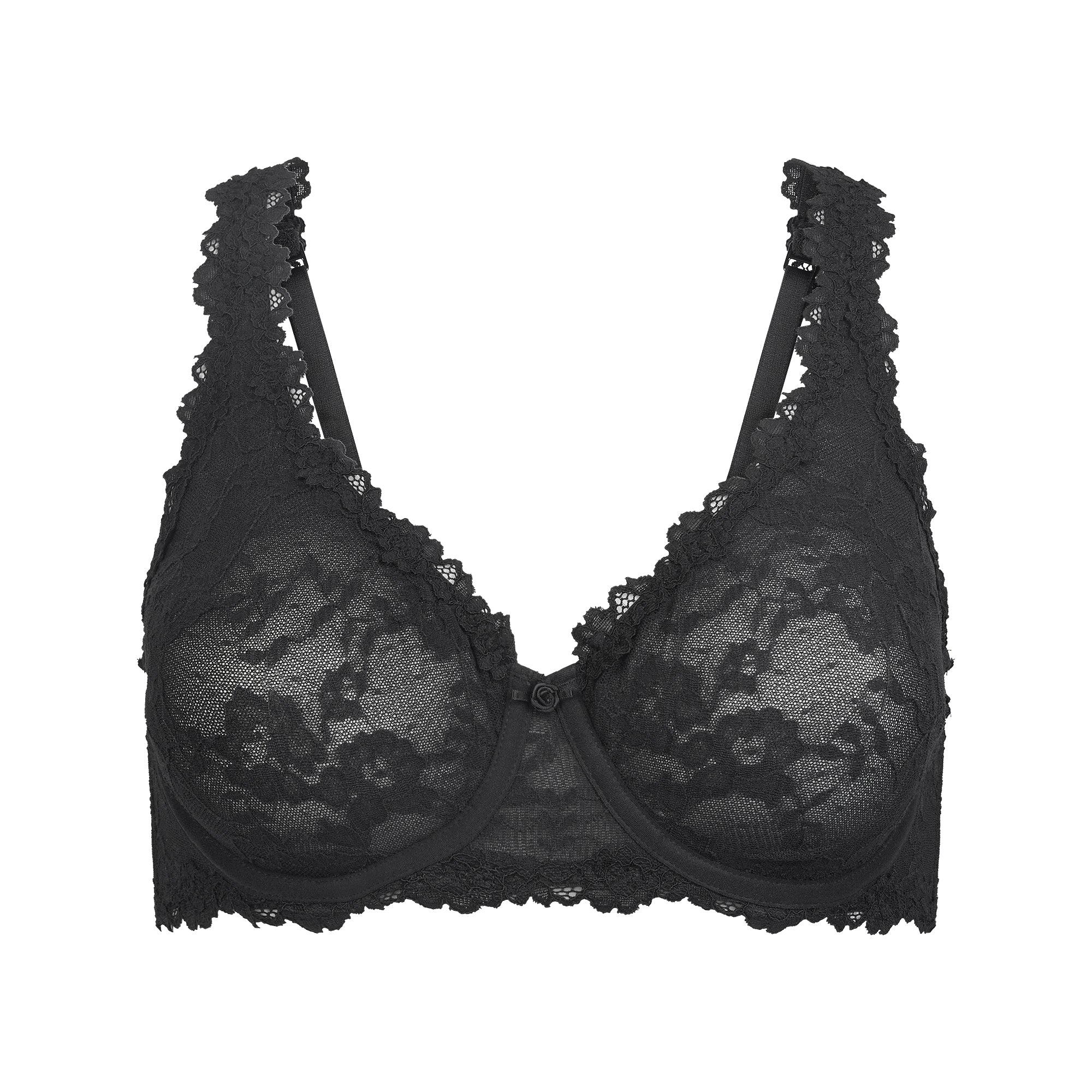 SKIMS STRETCH LACE UNLINED FULL COVERAGE BRA | SOOT - Mind Türkiye