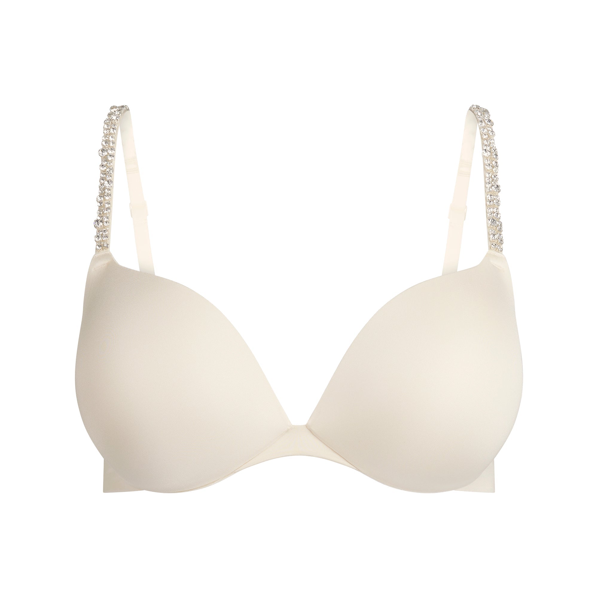 SKIMS ULTIMATE RHINESTONE TEARDROP PUSH-UP BRA | ECRU - Mind Türkiye