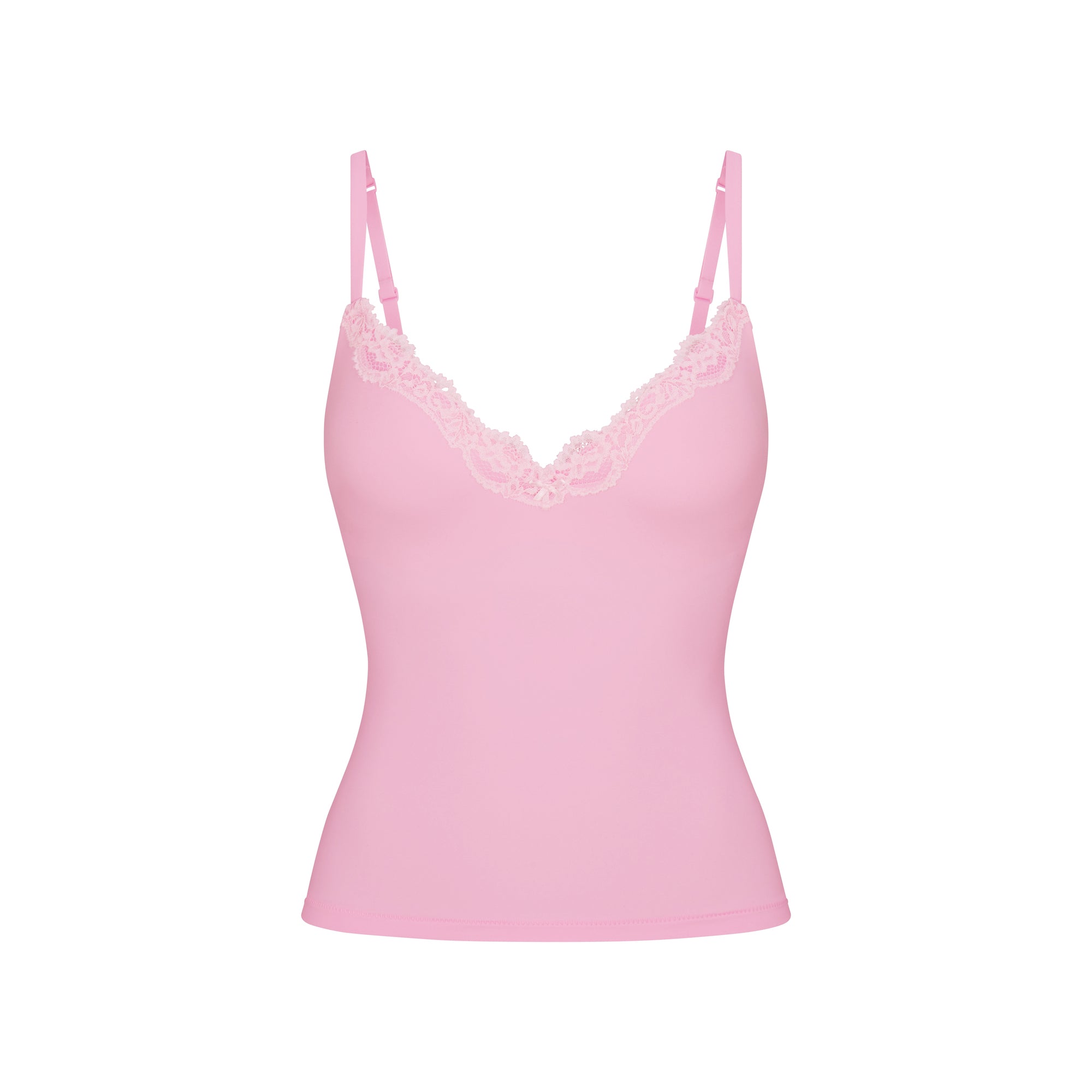 SKIMS FITS EVERYBODY LACE PUSH-UP CAMI | BUBBLE GUM TONAL - Mind Türkiye