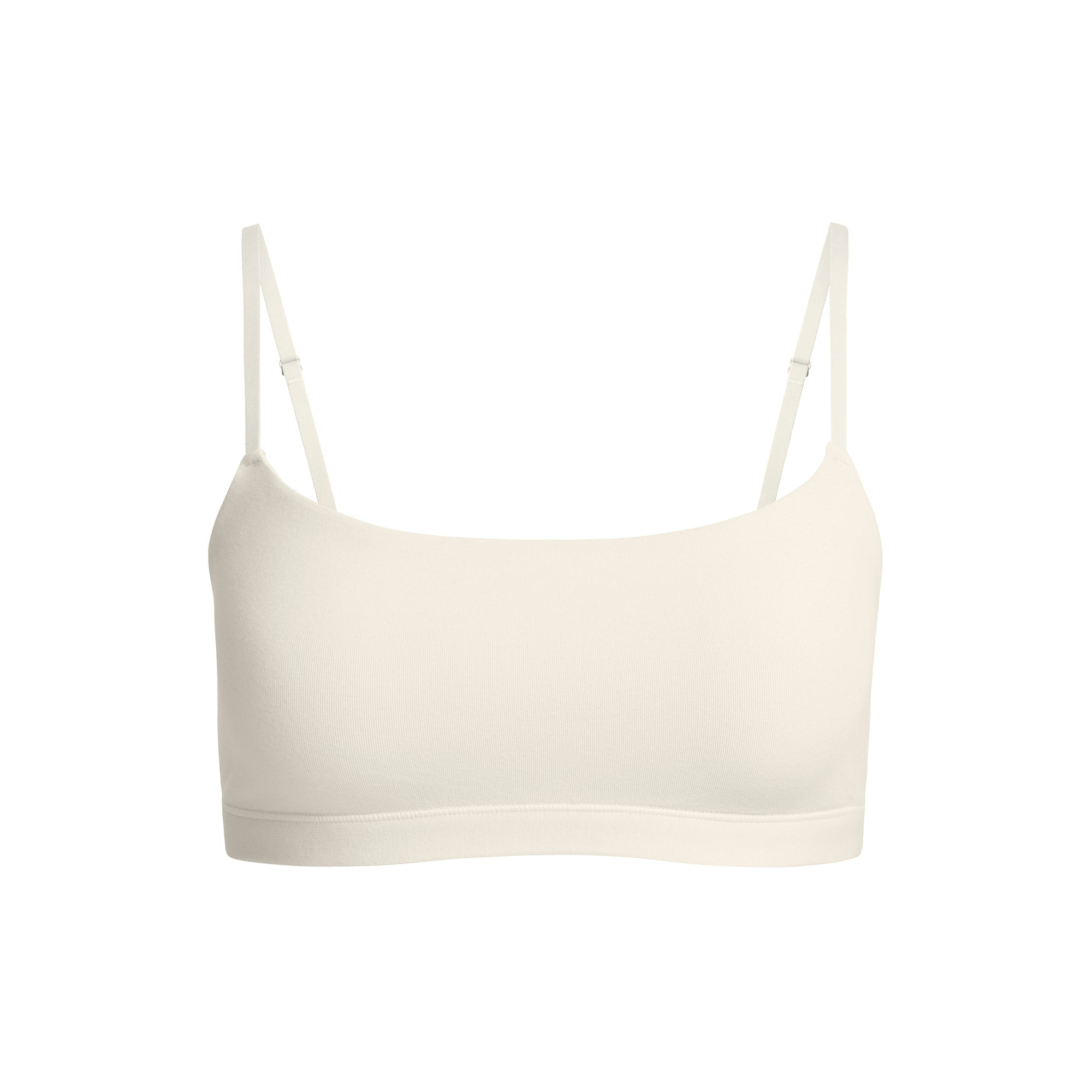 SKIMS COTTON JERSEY SCOOP BRALETTE | BONE - Mind Türkiye
