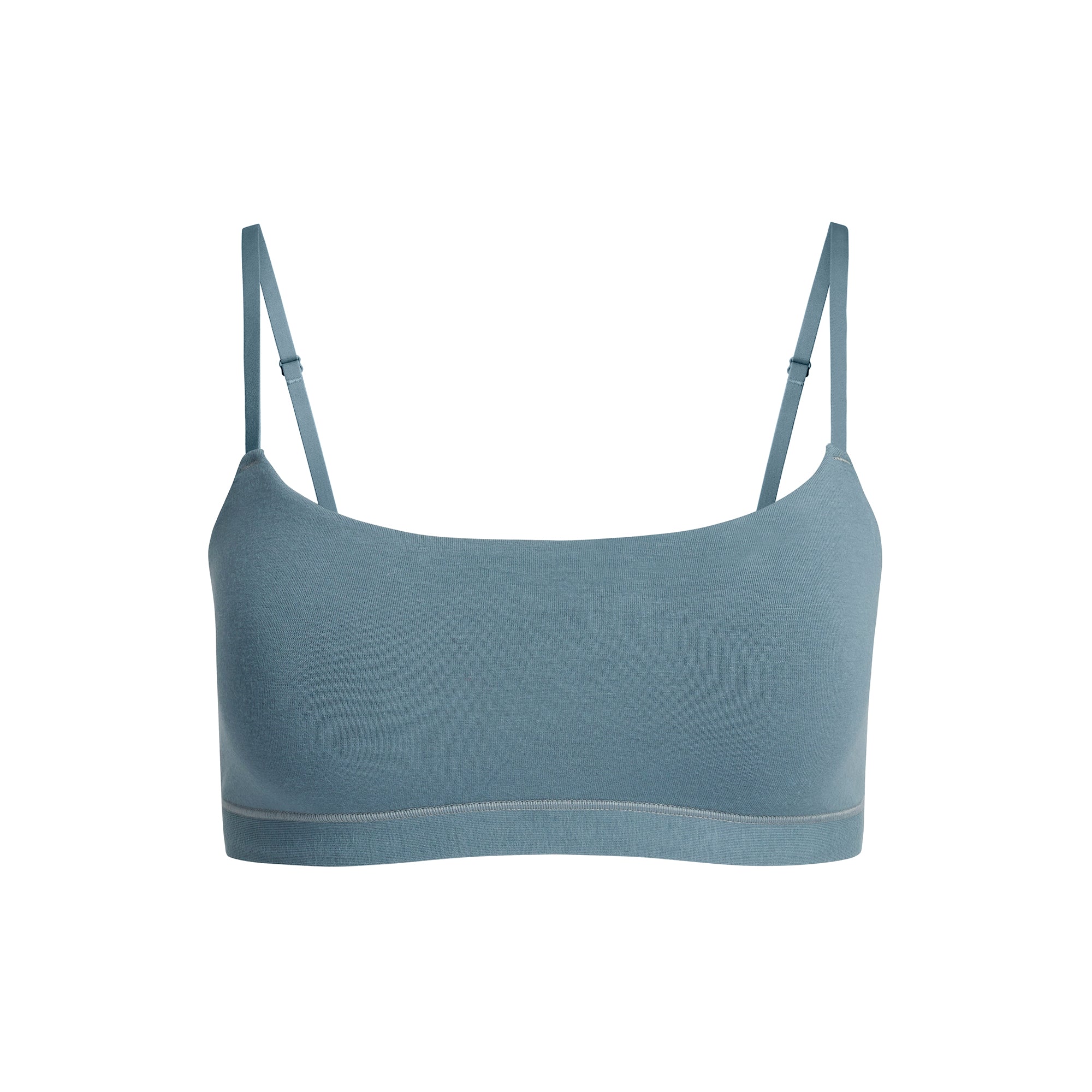 SKIMS COTTON JERSEY SCOOP BRALETTE | KYANITE - Mind Türkiye