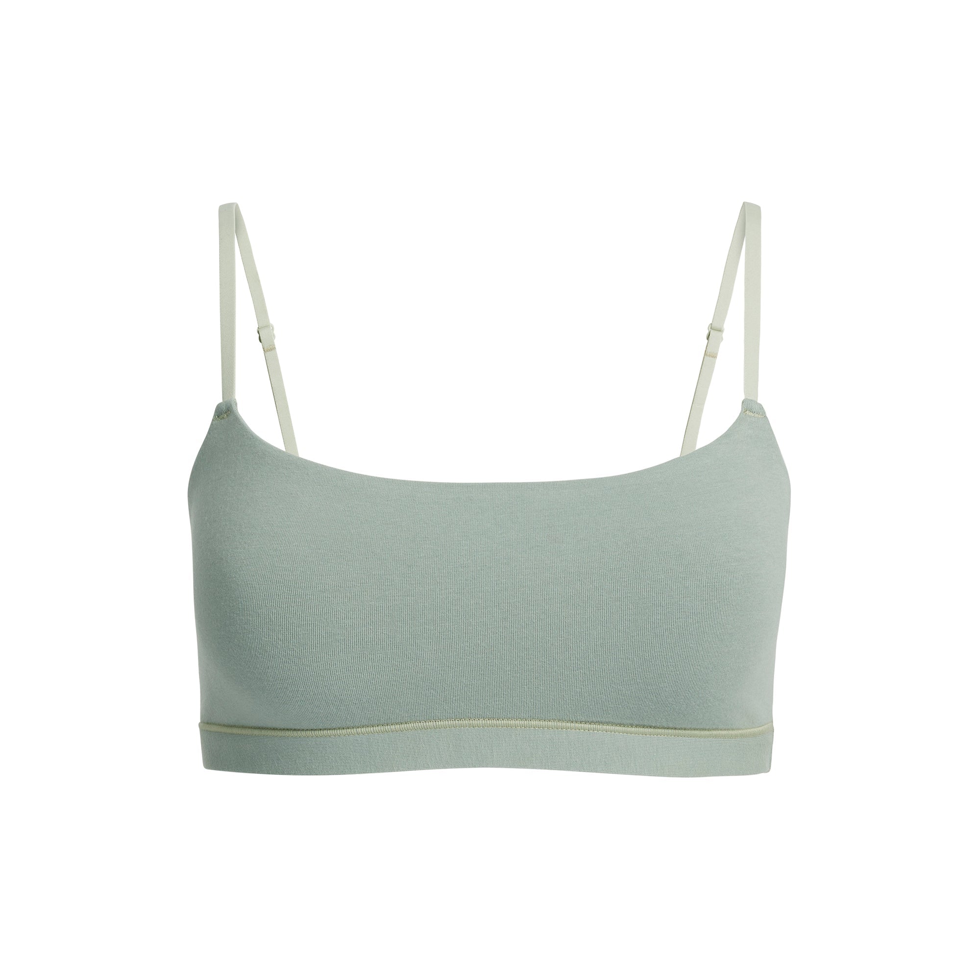 SKIMS COTTON JERSEY SCOOP BRALETTE | MINERAL - Mind Türkiye