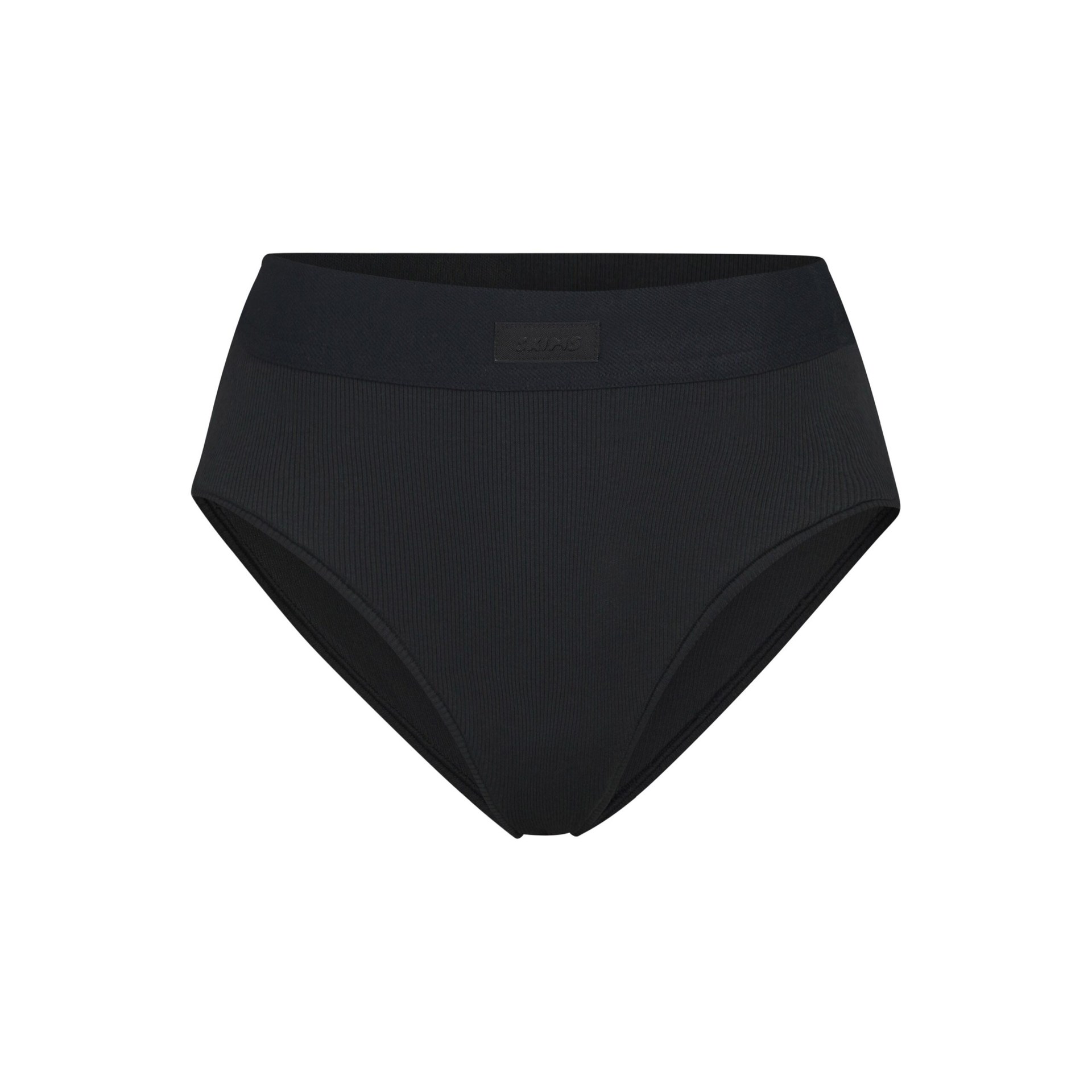 SKIMS COTTON RIB BRIEF | SOOT