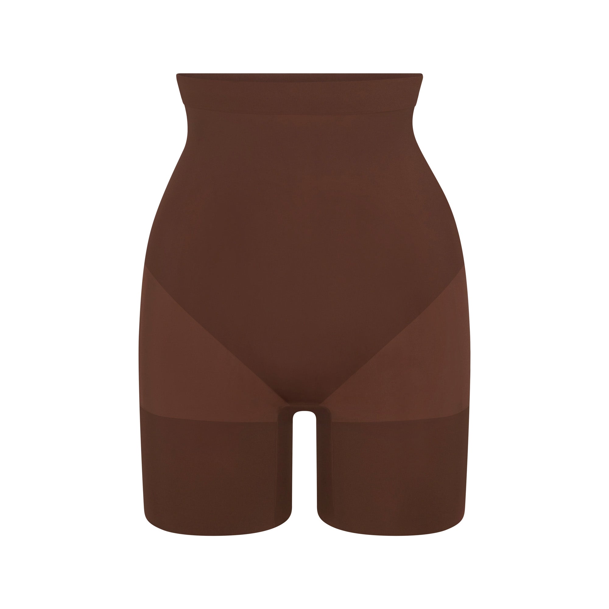 SKIMS SHEER SEAMLESS HIGH-WAISTED MID THIGH SHORT | COCOA - Mind Türkiye