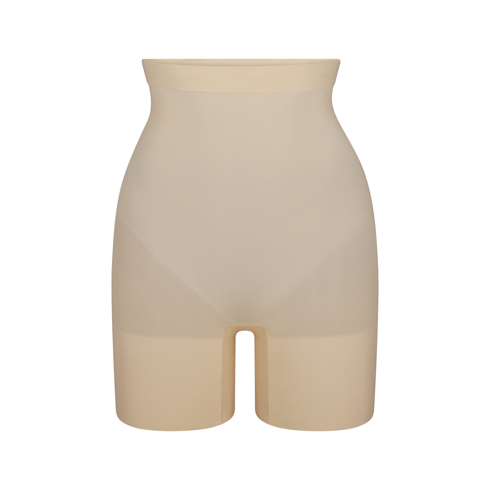 SKIMS SHEER SEAMLESS HIGH-WAISTED MID THIGH SHORT | SAND - Mind Türkiye