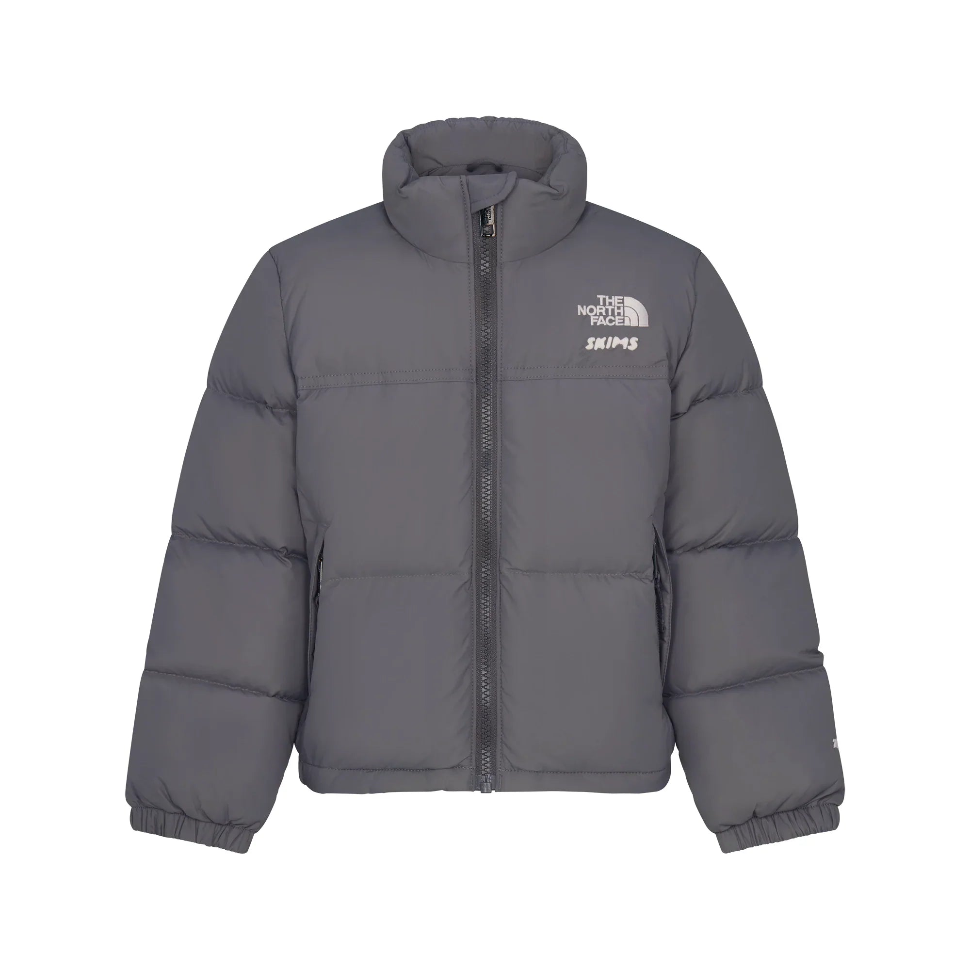 THE NORTH FACE X SKIMS KIDS’ 1996 NUPTSE JACKET | GUNMETAL - Mind Türkiye