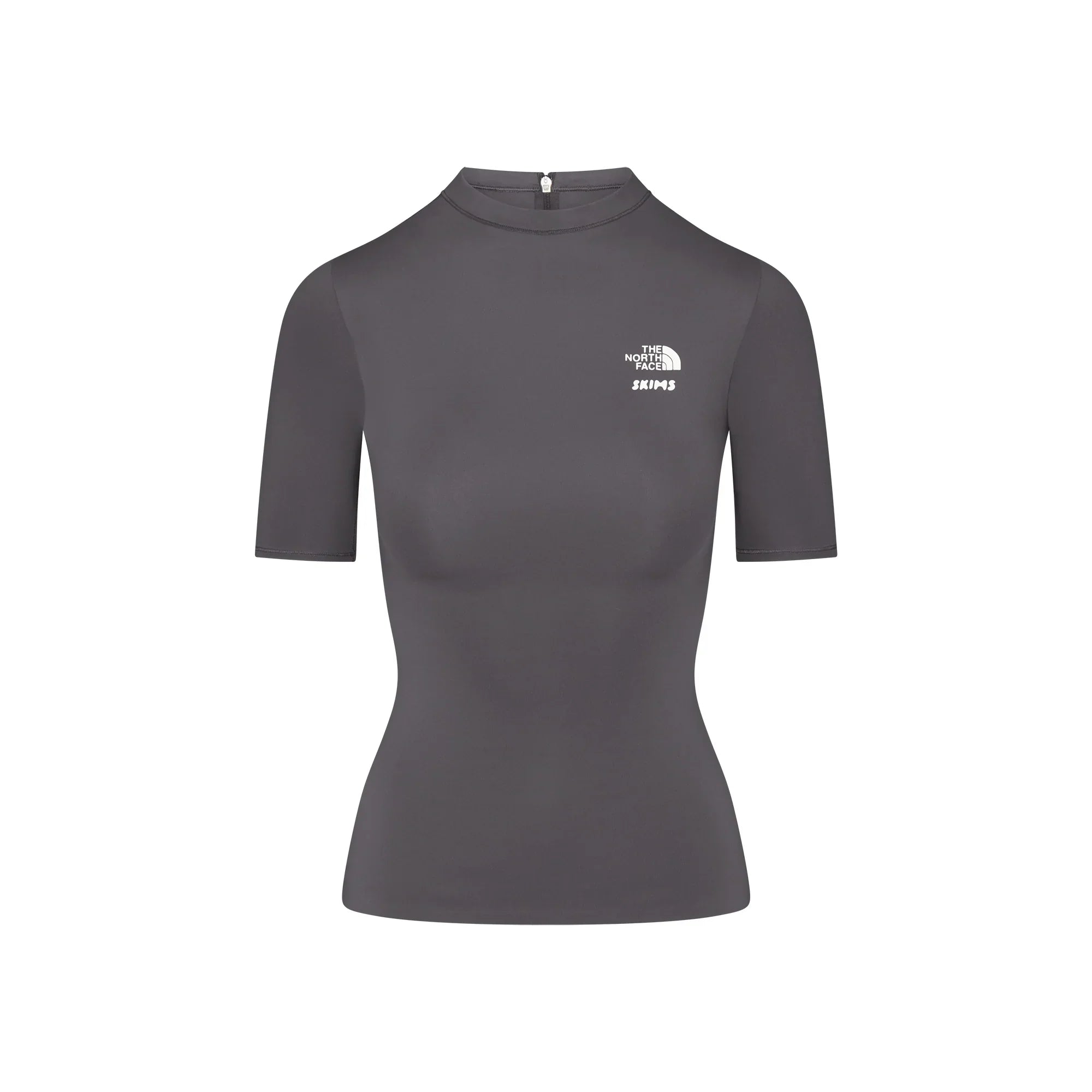 THE NORTH FACE X SKIMS REFINA SHORT SLEEVE TOP | GUNMETAL - Mind Türkiye