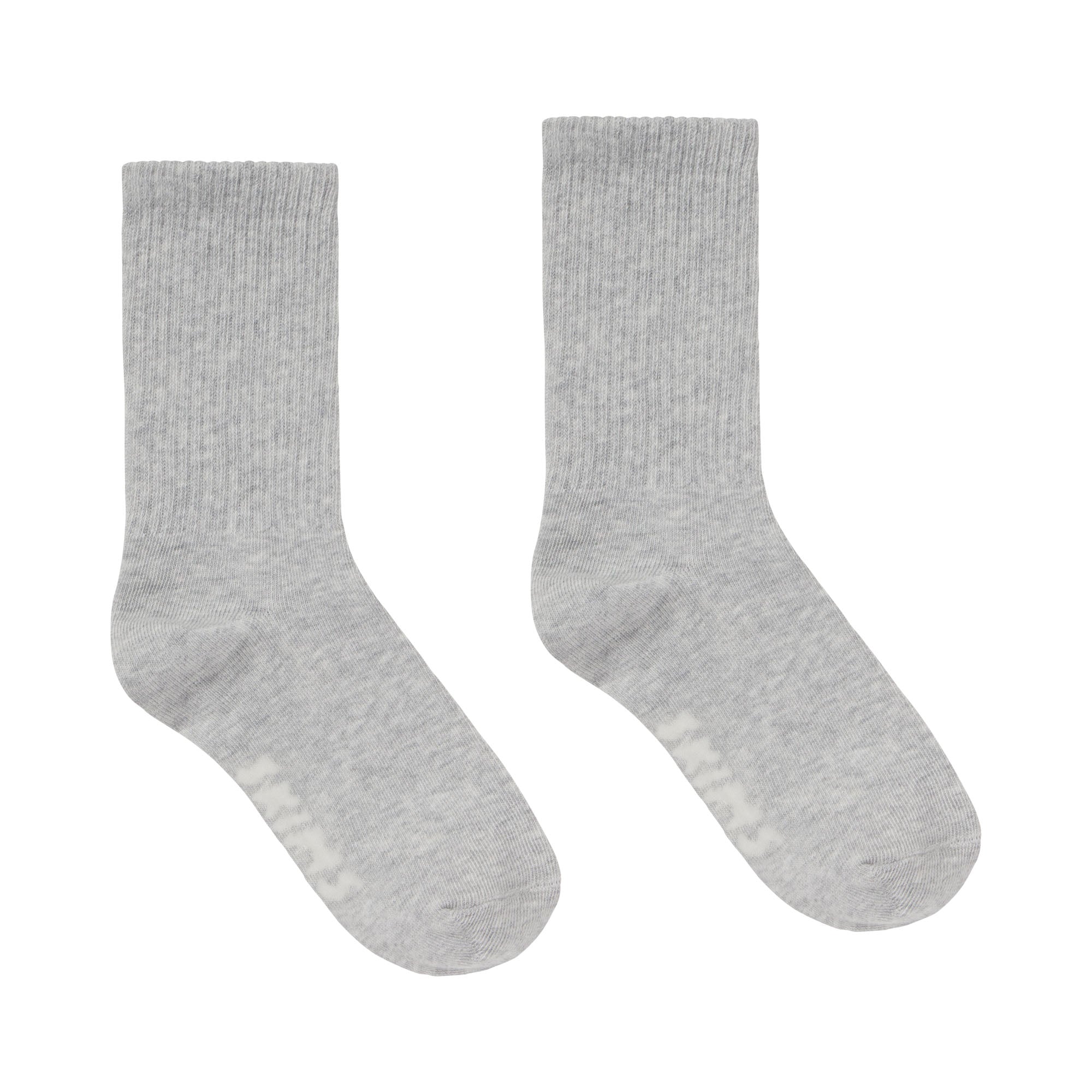 SKIMS RIBBED CREW SOCK | LIGHT HEATHER GREY - Mind Türkiye